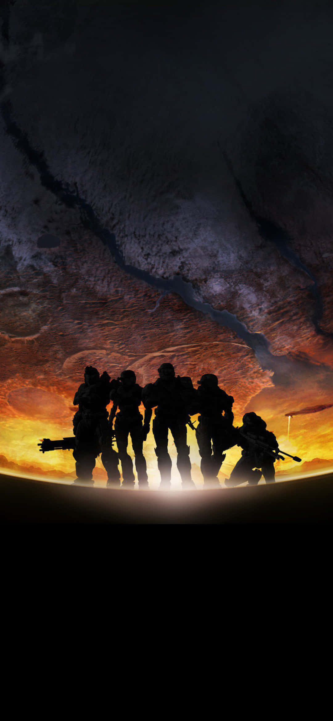 1080x2340 4K Halo Reach ビデオゲーム 壁紙