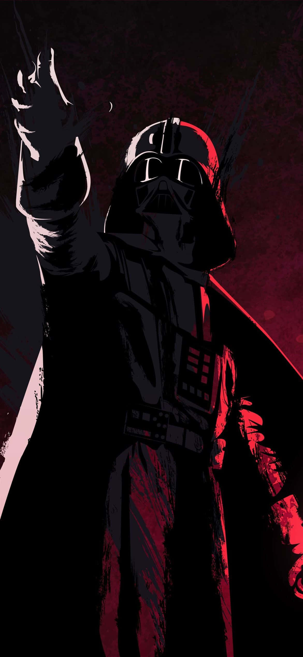 1170x2532 ダース・ベイダー シルエット 壁紙