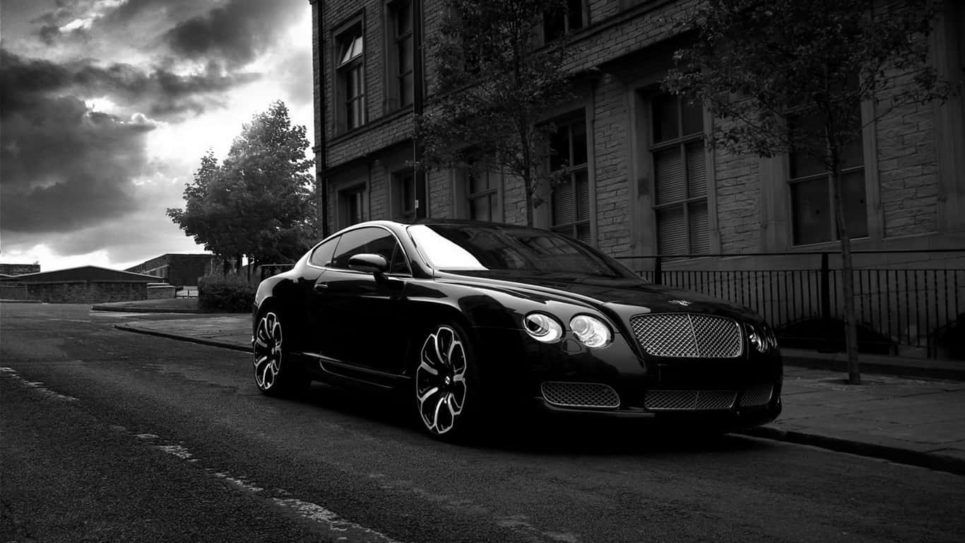 1366x768 ベントレー 背景 白黒写真 ベントレー コンチネンタル GT 壁紙