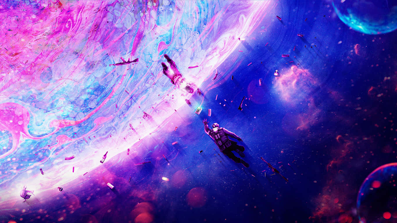 1366x768 HD デスクトップ — 宇宙 GIF 壁紙