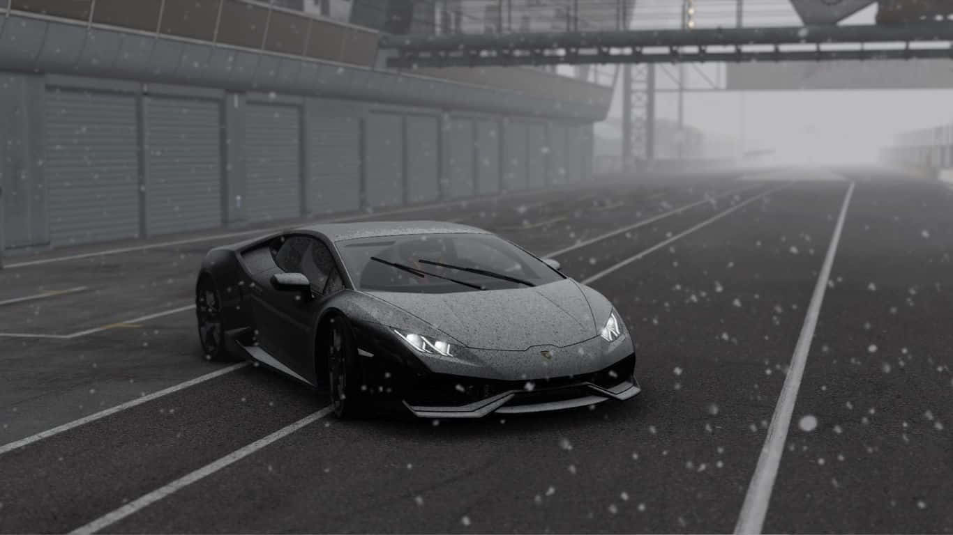 1366x768 Project Cars 2 ランボルギーニ ウラカン 背景 壁紙