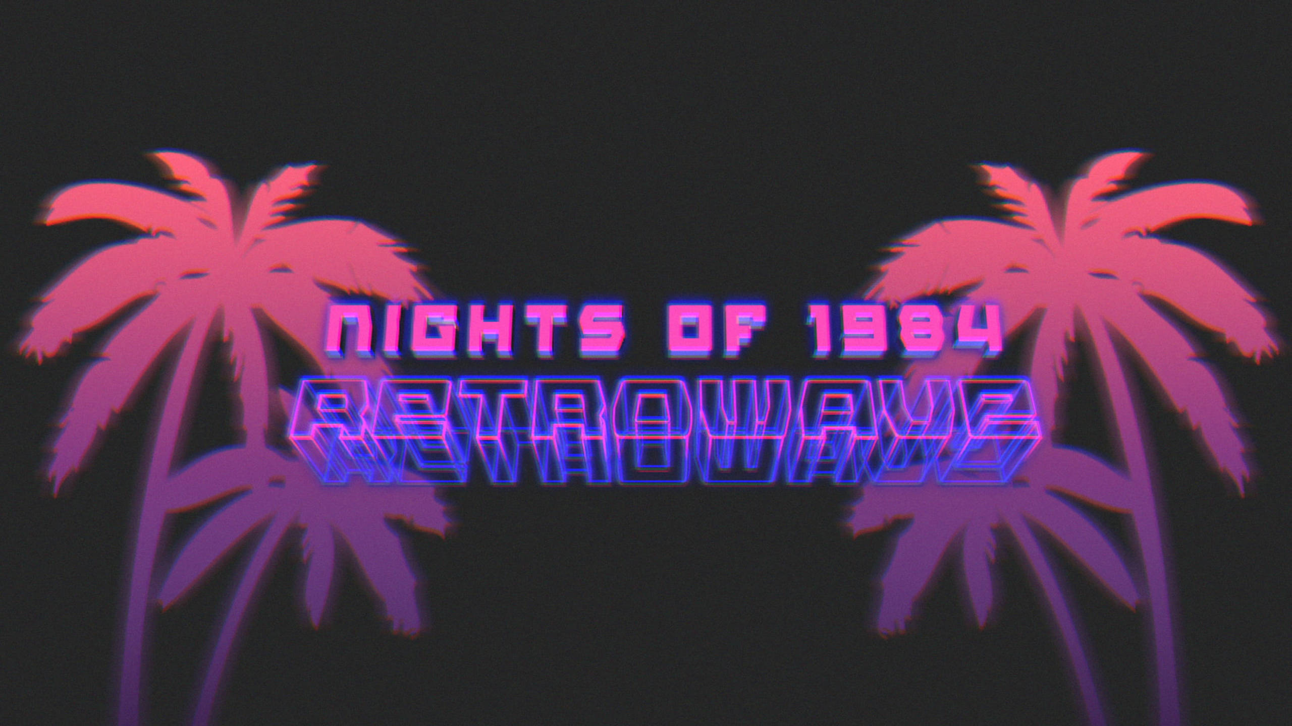 1984 パープル アート風 Tumblr ノートパソコン 壁紙