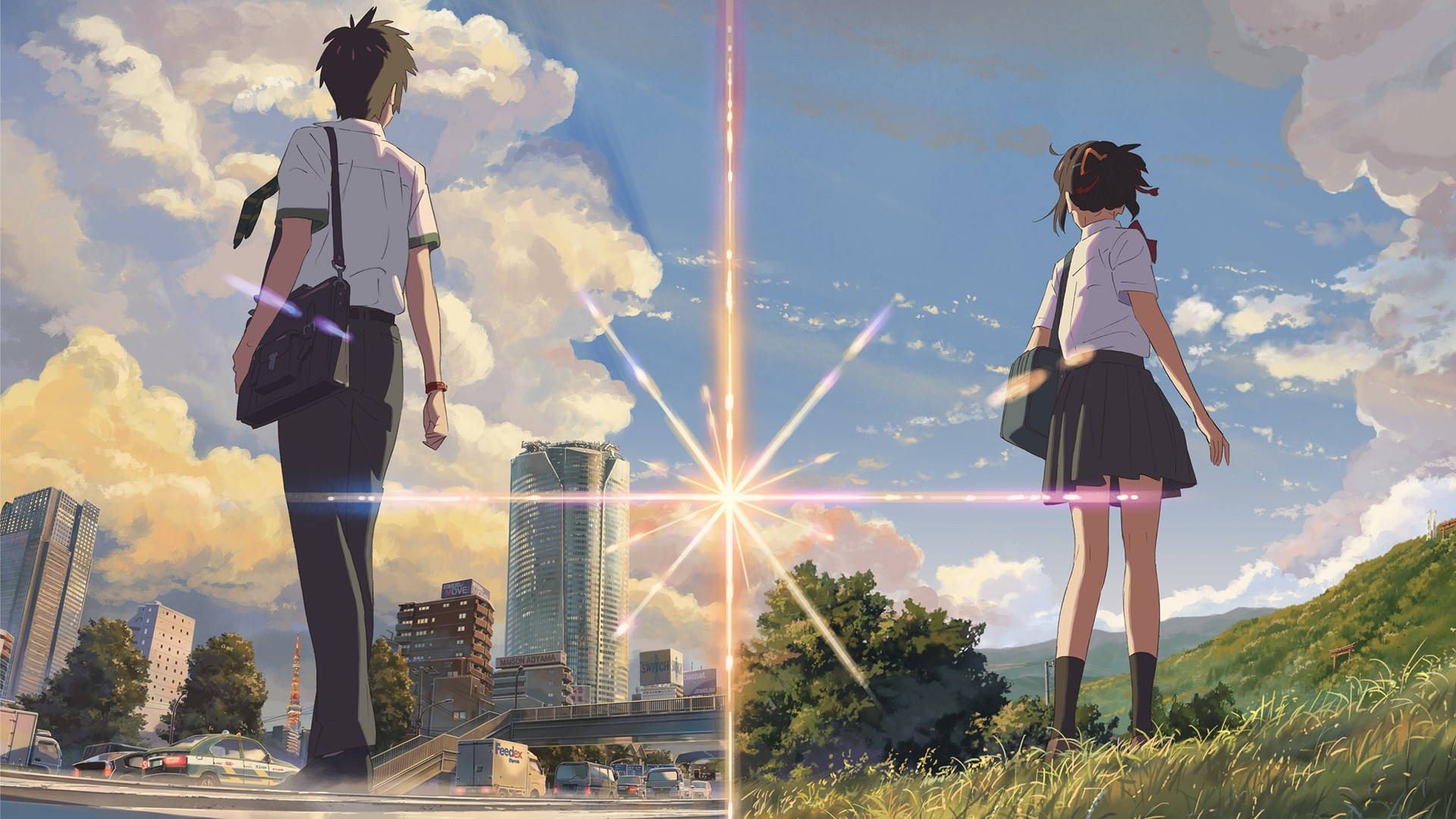 君の名は。2016 二つの世界 壁紙