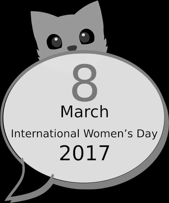 国際女性デー2017 猫グラフィック 壁紙