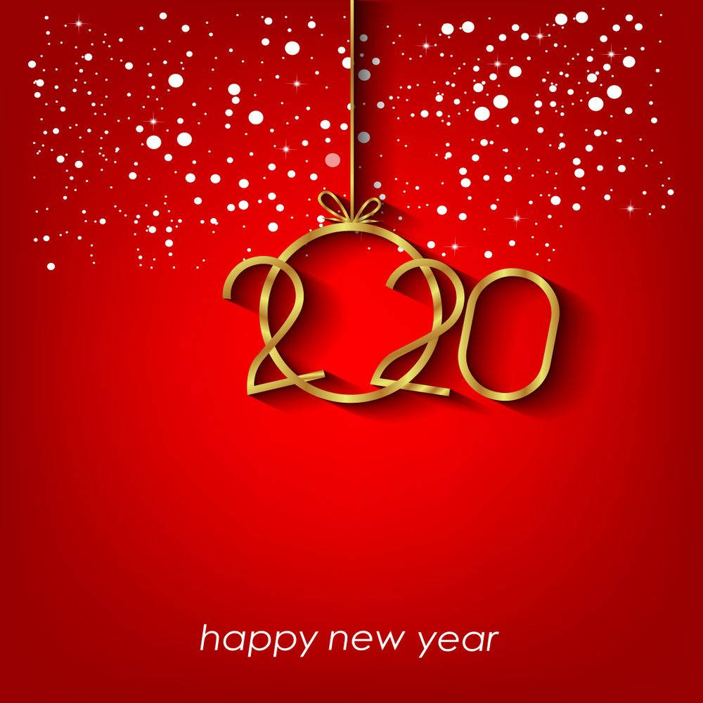 2020年 新年おめでとうございます。ハッピーニューイヤー - HD 壁紙