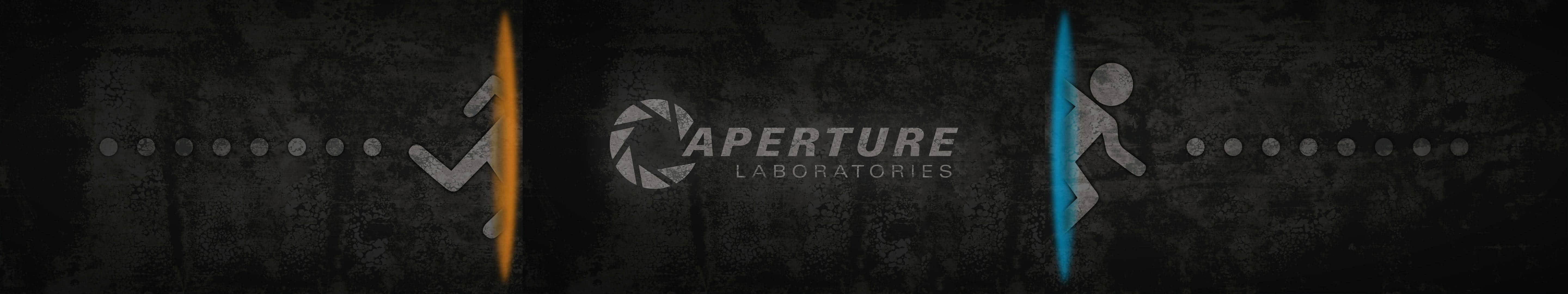 アーティスティックポータルピクセル3モニター背景 壁紙