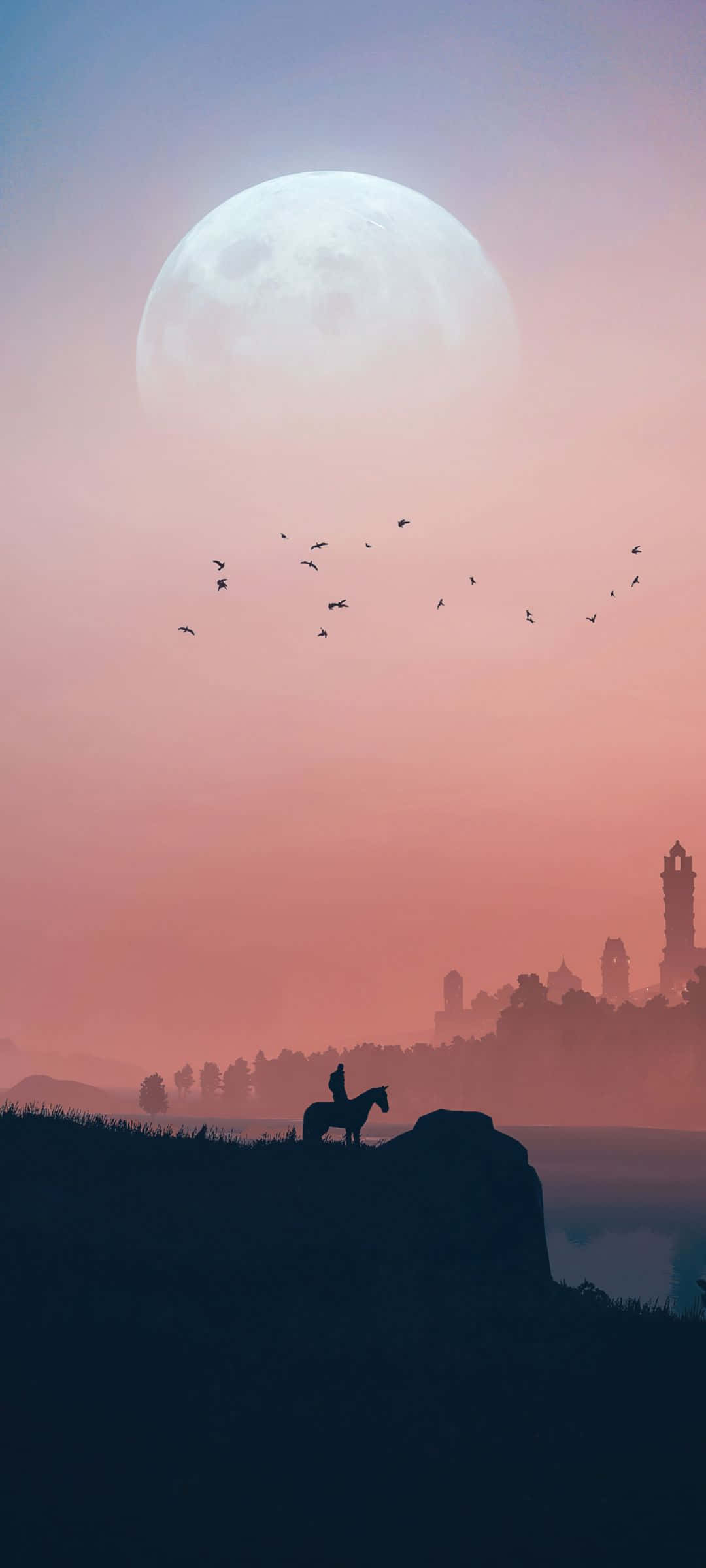 ウィッチャー3 Pixel 3XL AMOLED背景 壁紙