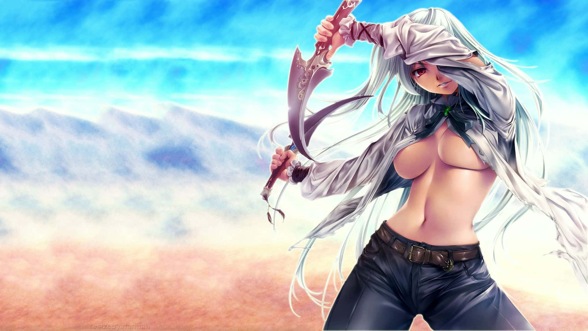 セクシーな3Dアニメガール 壁紙