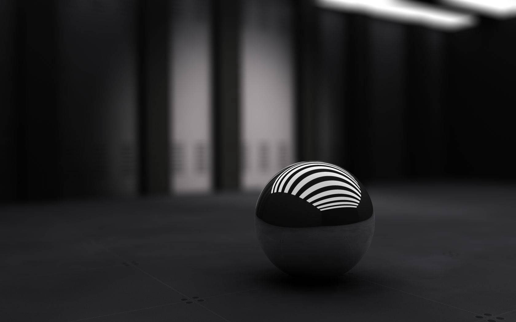 この3Dの白黒の球体は、ドリームキャッチャーの3D表現のように見えます。 壁紙