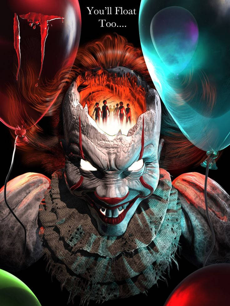 3Dホラーペニーワイズ『IT』 壁紙