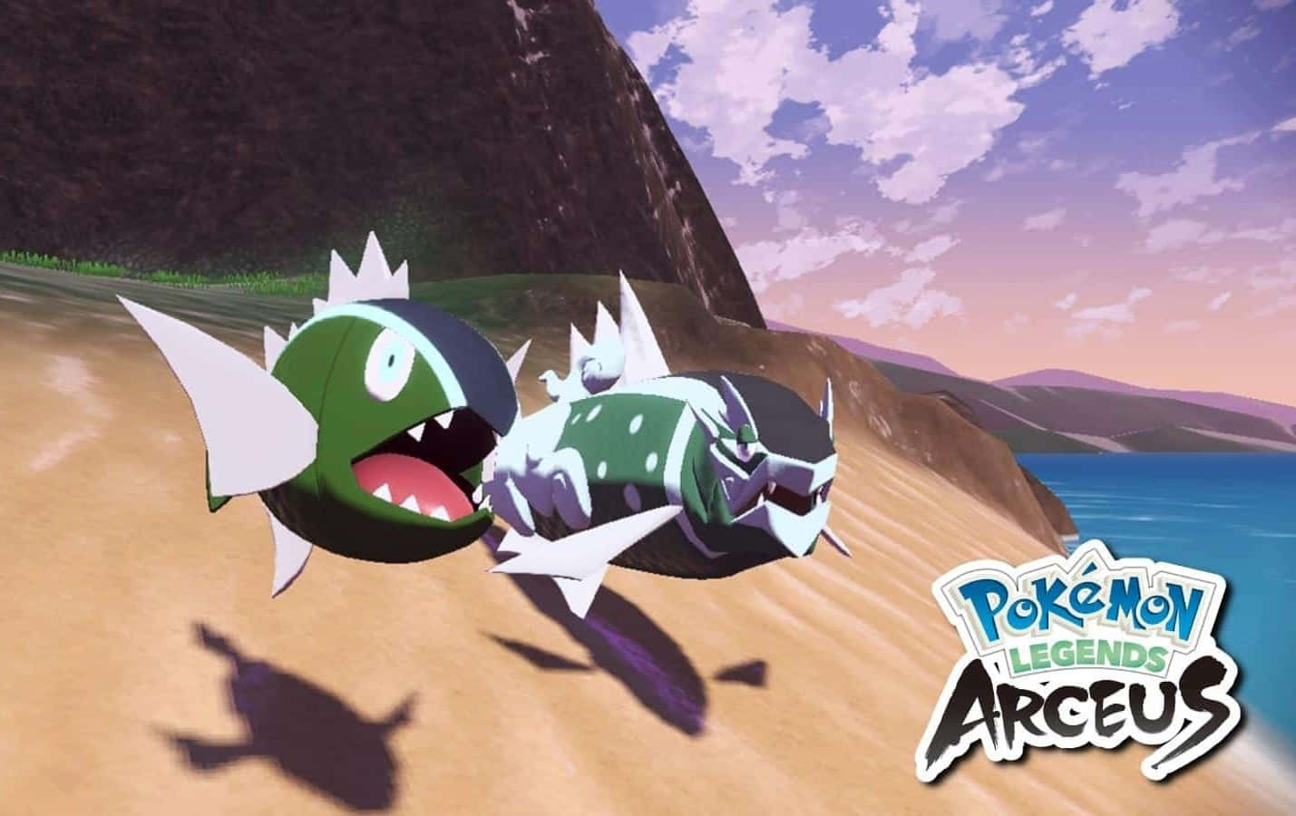 3Dバスラオ in ポケモンレジェンズ アルセウス 壁紙