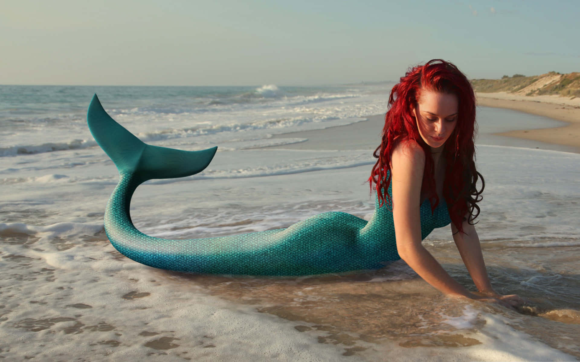 3D美しい人魚 壁紙