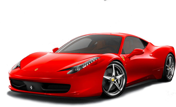 赤いフェラーリ458イタリア サイドビュー 壁紙