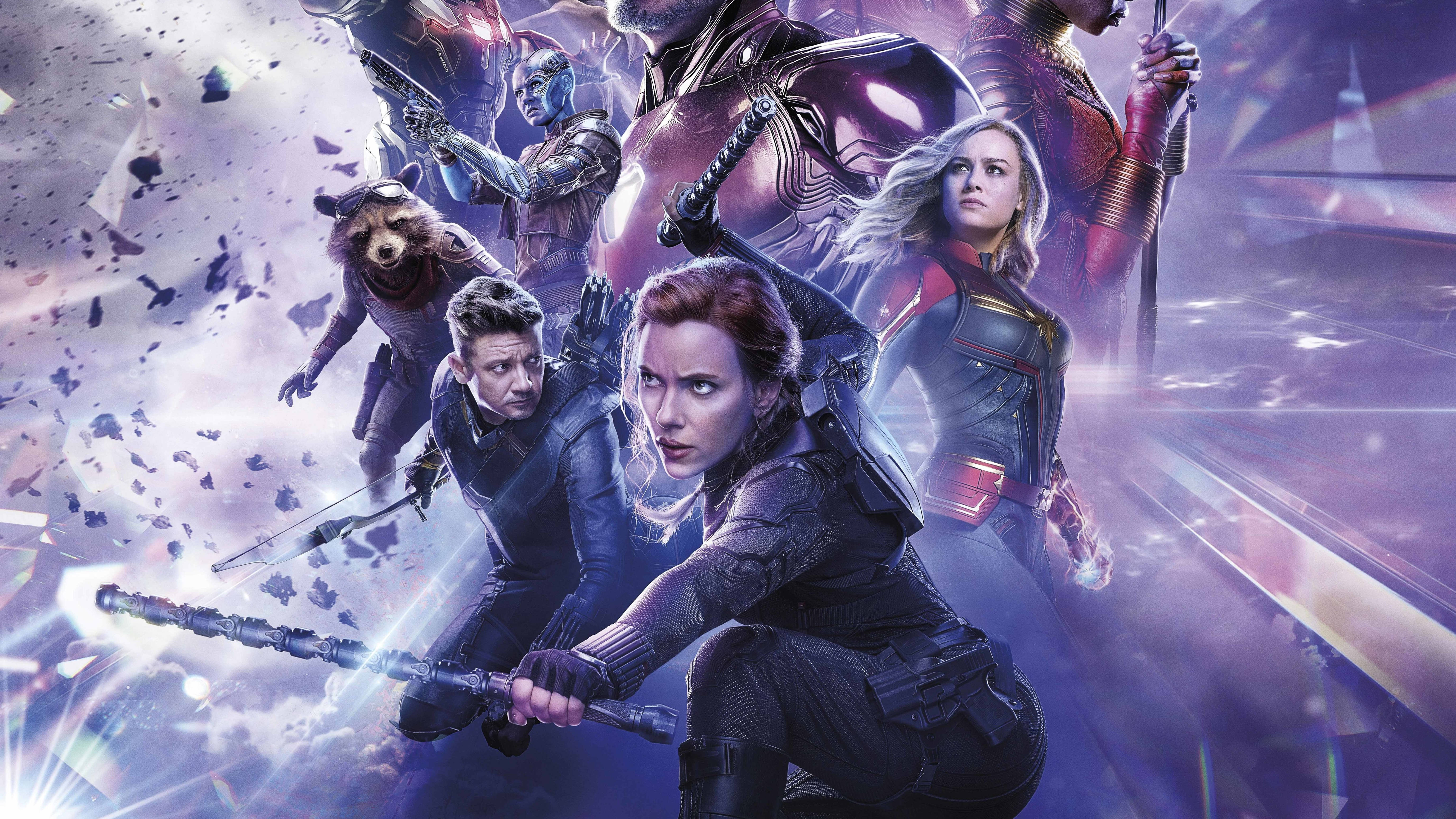 ブラック・ウィドウ エンドゲーム 4K 壁紙