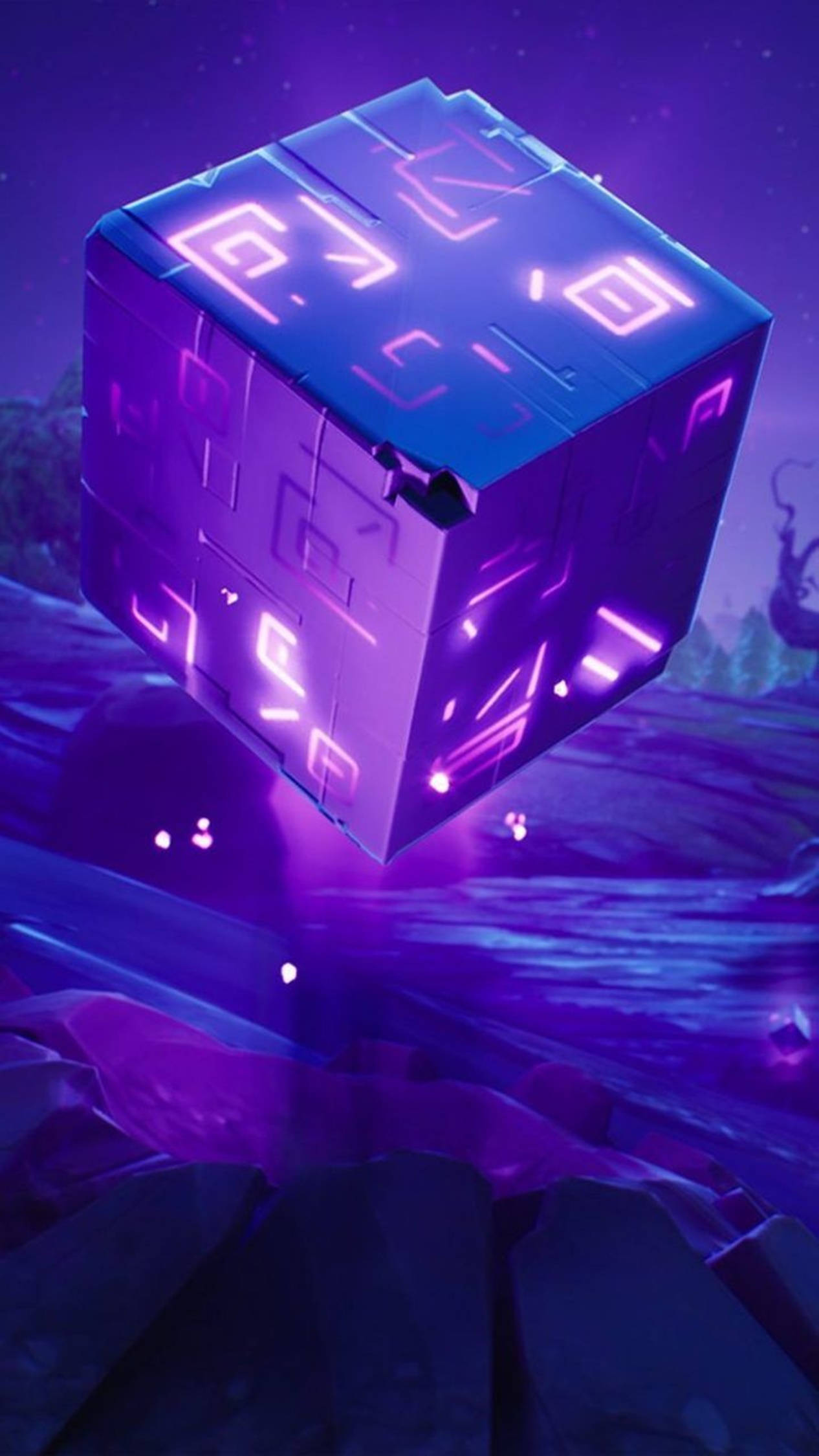 4K Android Fortnite パープルシャドウストーン 壁紙