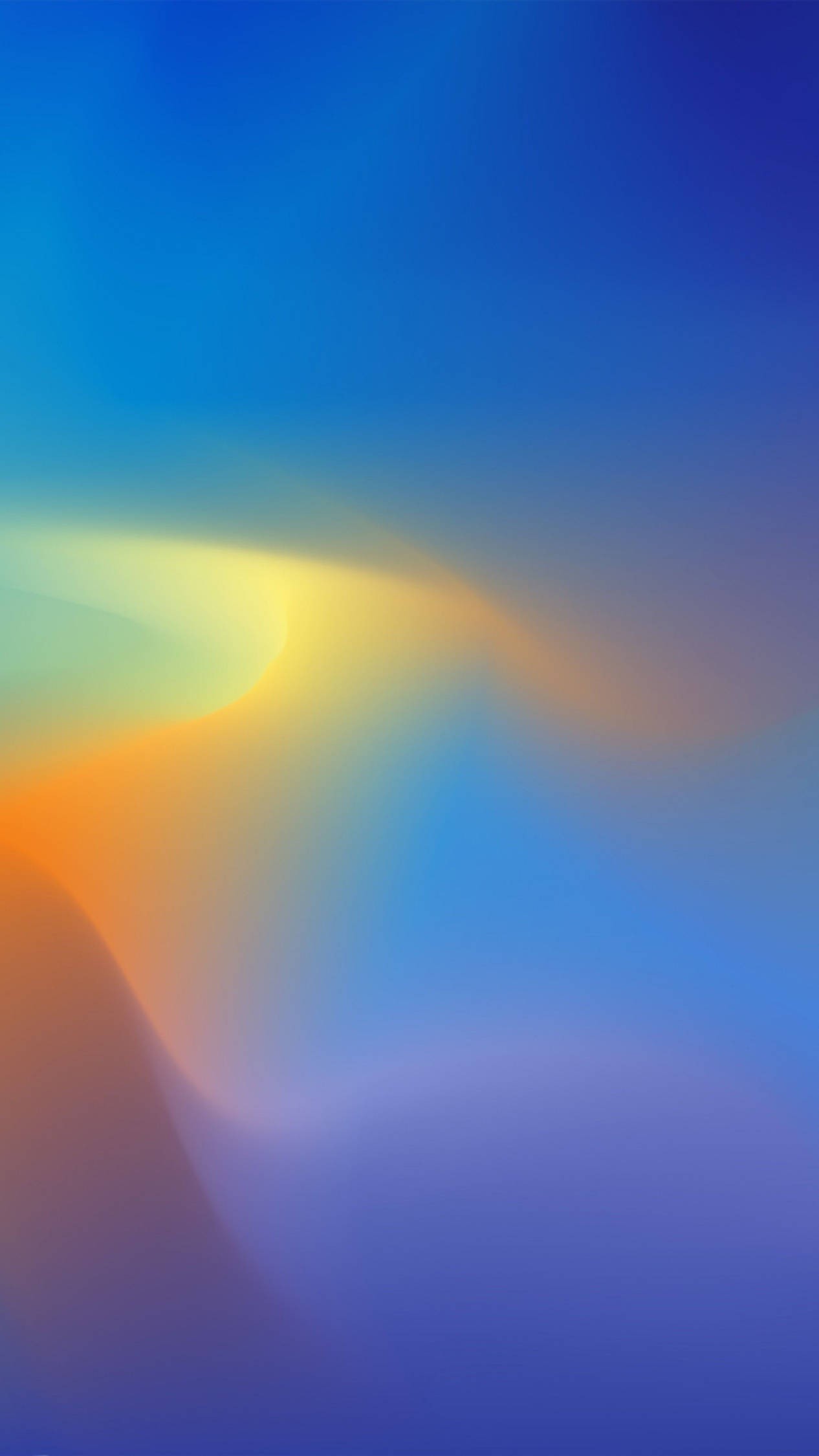 4K Android グラデーションブルー 壁紙