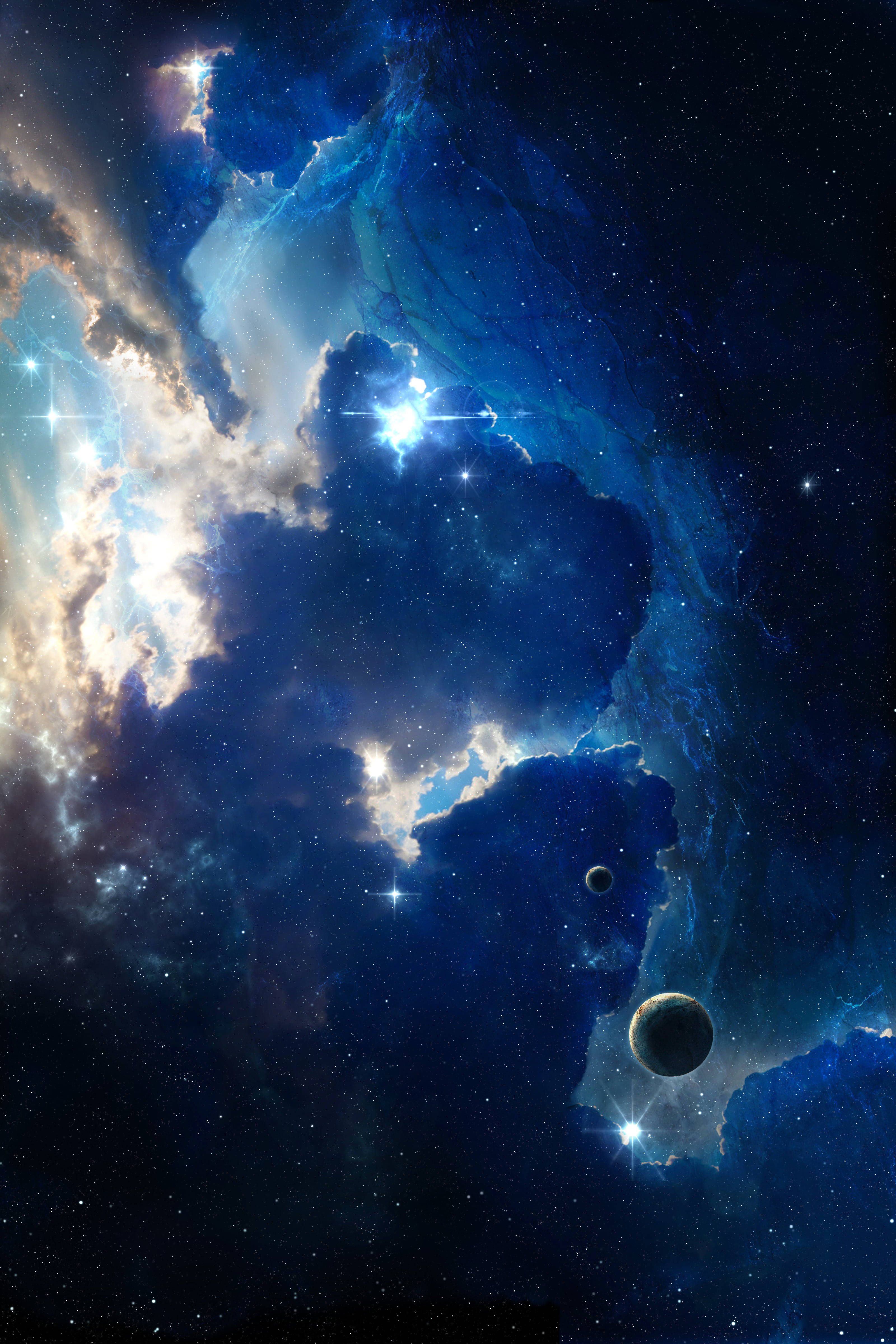 宇宙の天体 4K スマホ 壁紙
