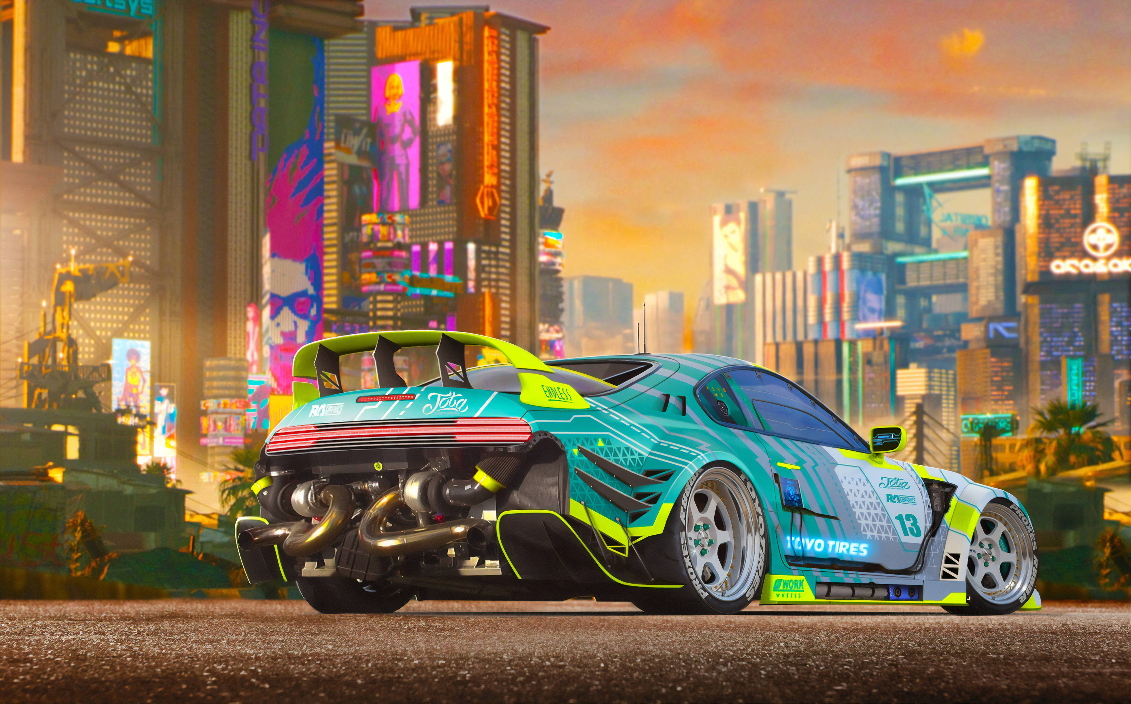 改造スポーツカー 4K 壁紙