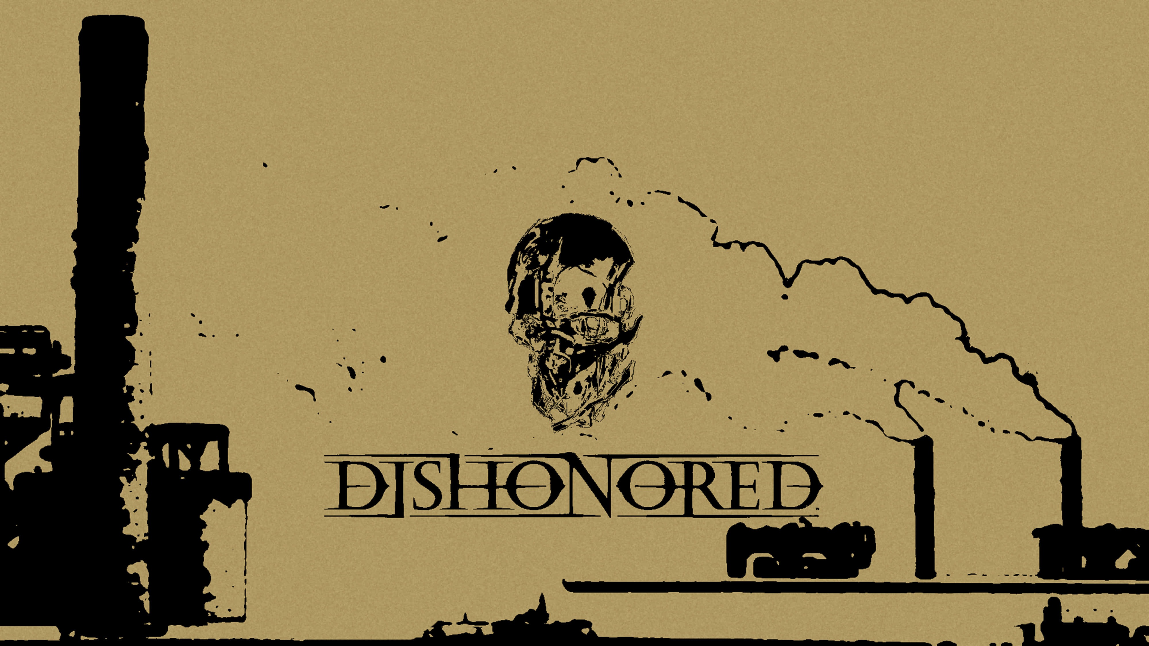 4K Dishonored ブラウン エステティック 壁紙