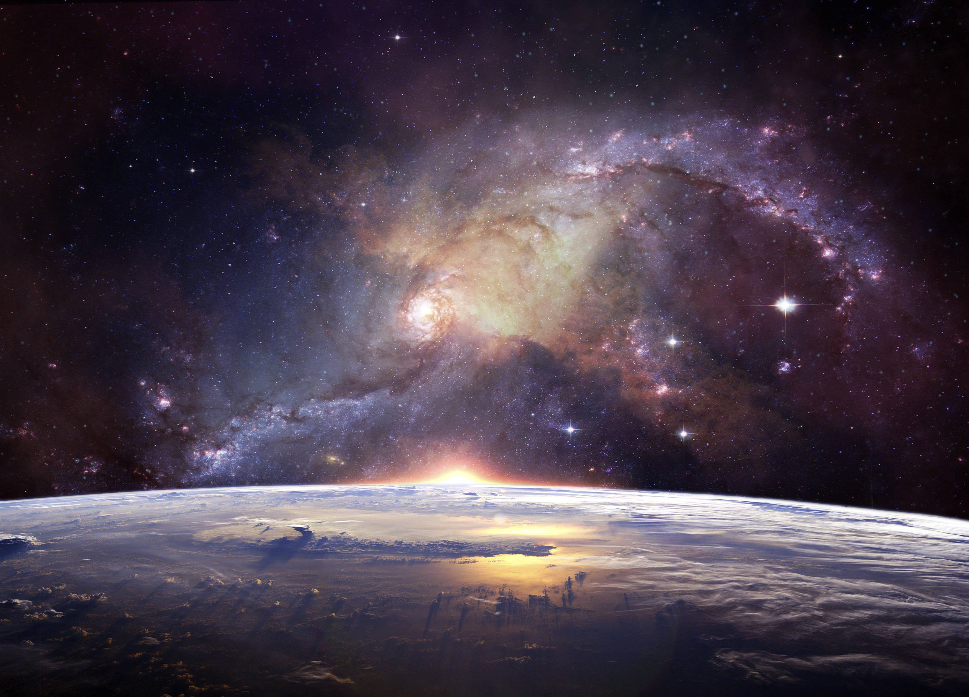 4k宇宙銀河と宇宙 壁紙