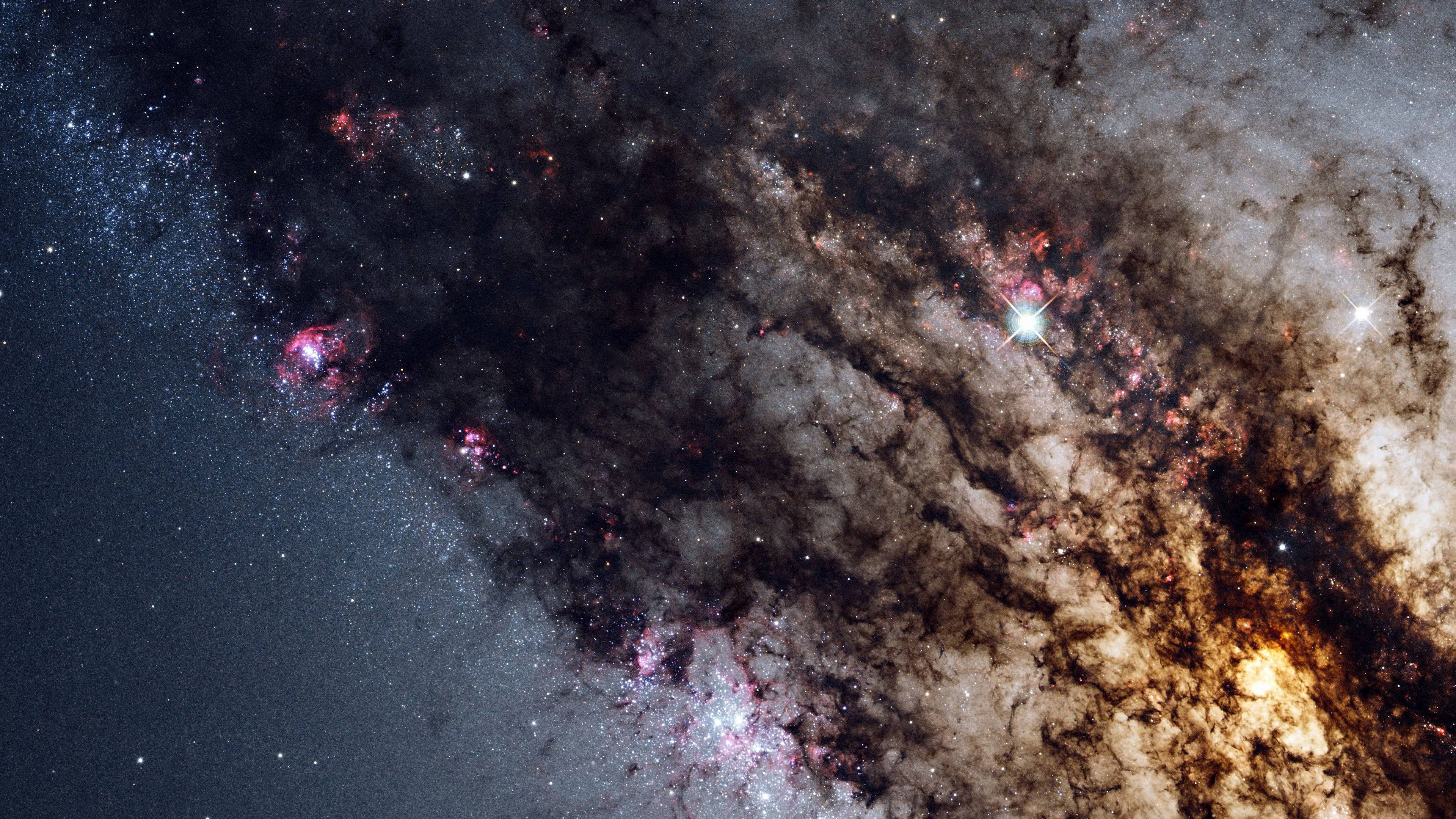 宇宙の中の4k宇宙 壁紙
