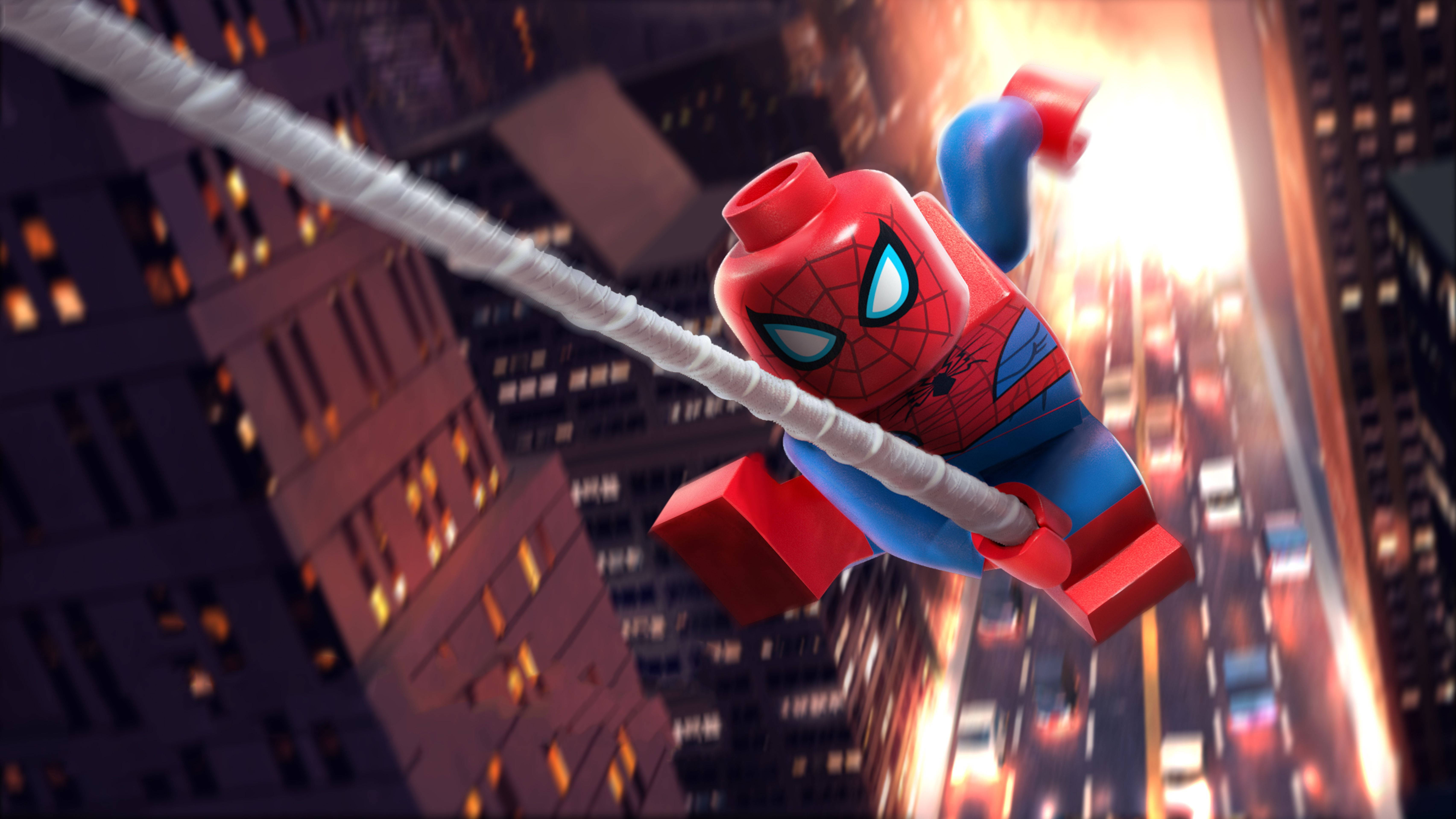 4K LEGO スパイダーマン 壁紙