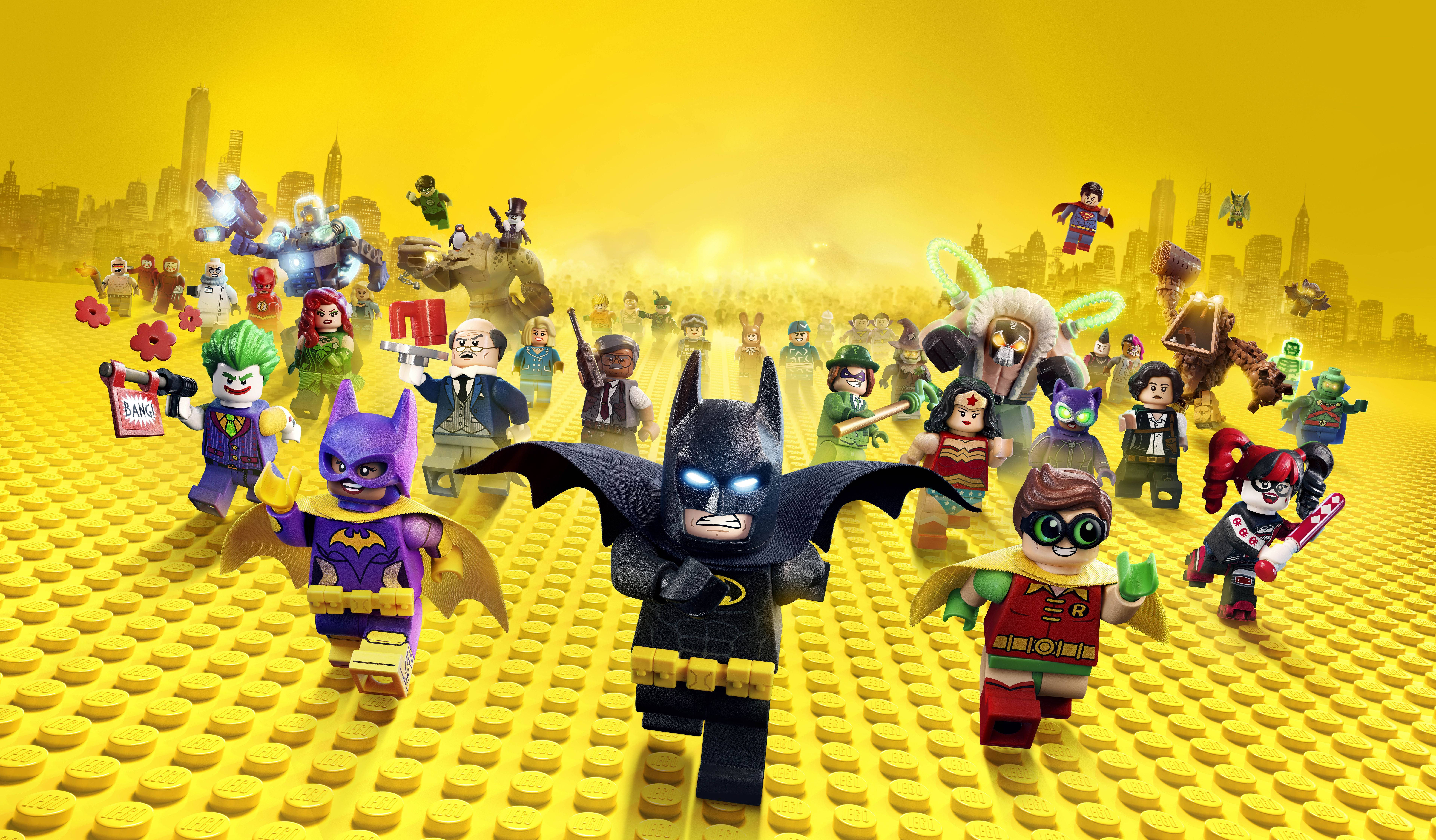 4K LEGO バットマンと仲間たち 壁紙