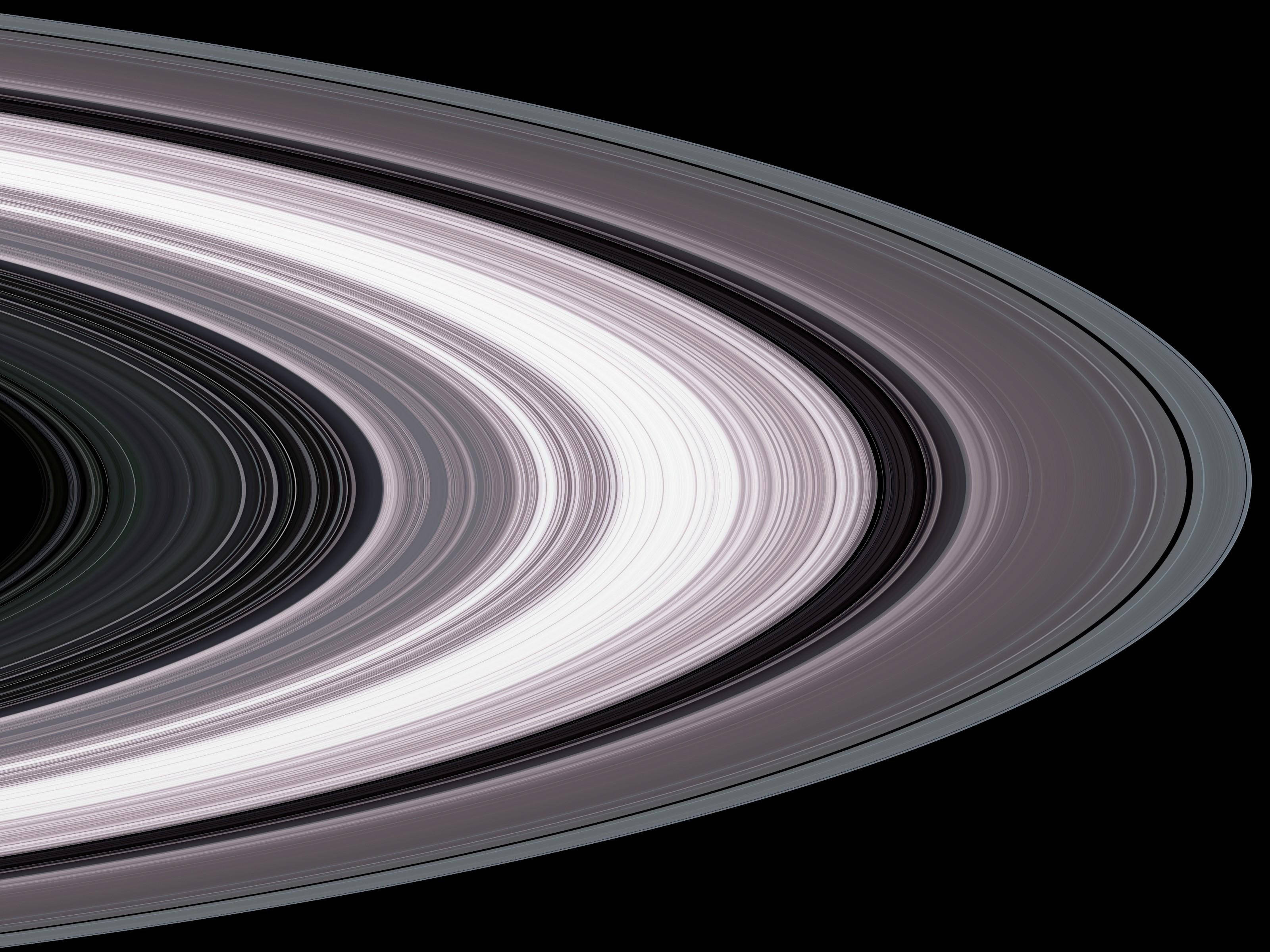 土星の環 4K 壁紙