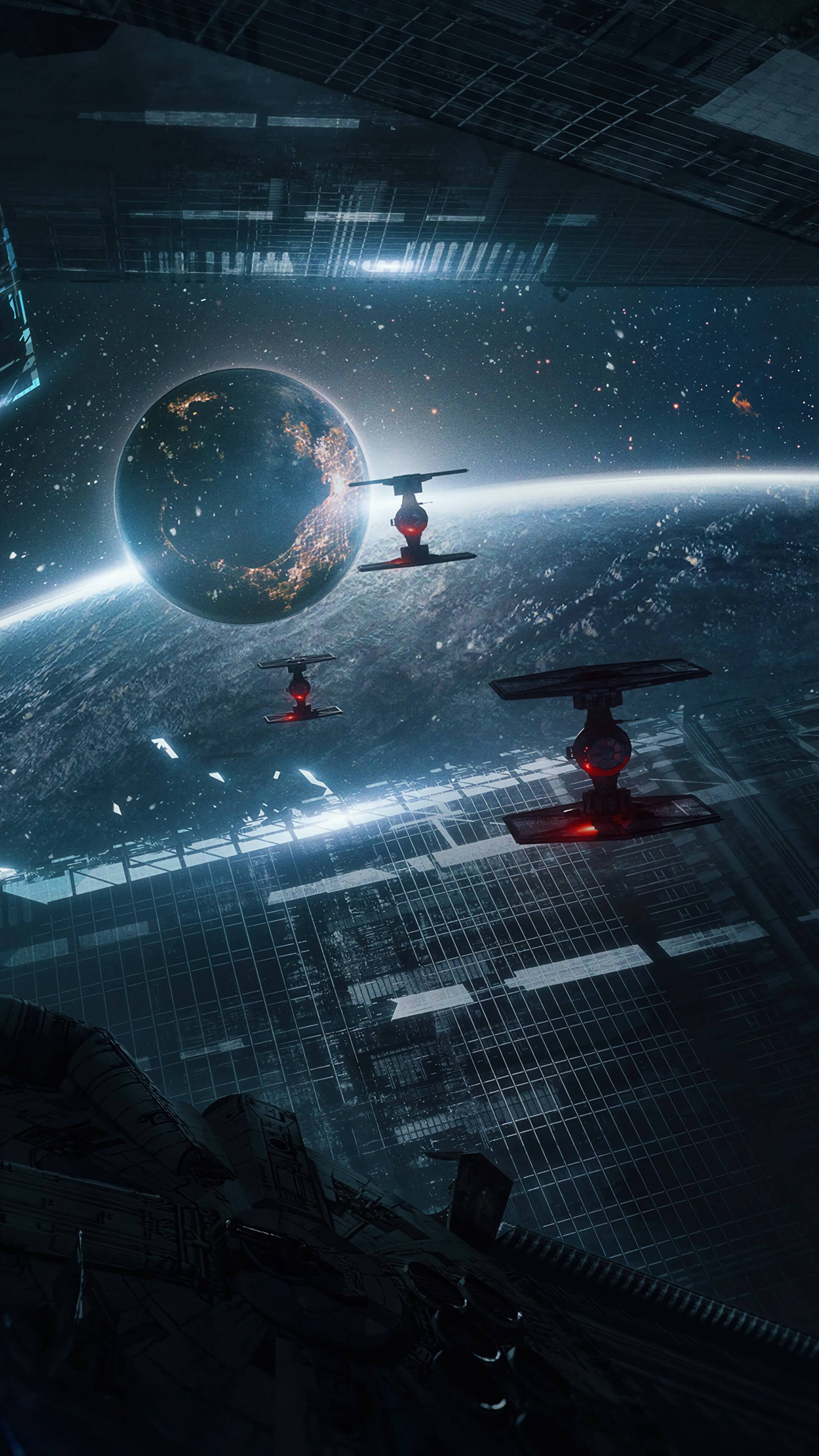 タイ・ファイターズ 宇宙 4K スマホ 壁紙