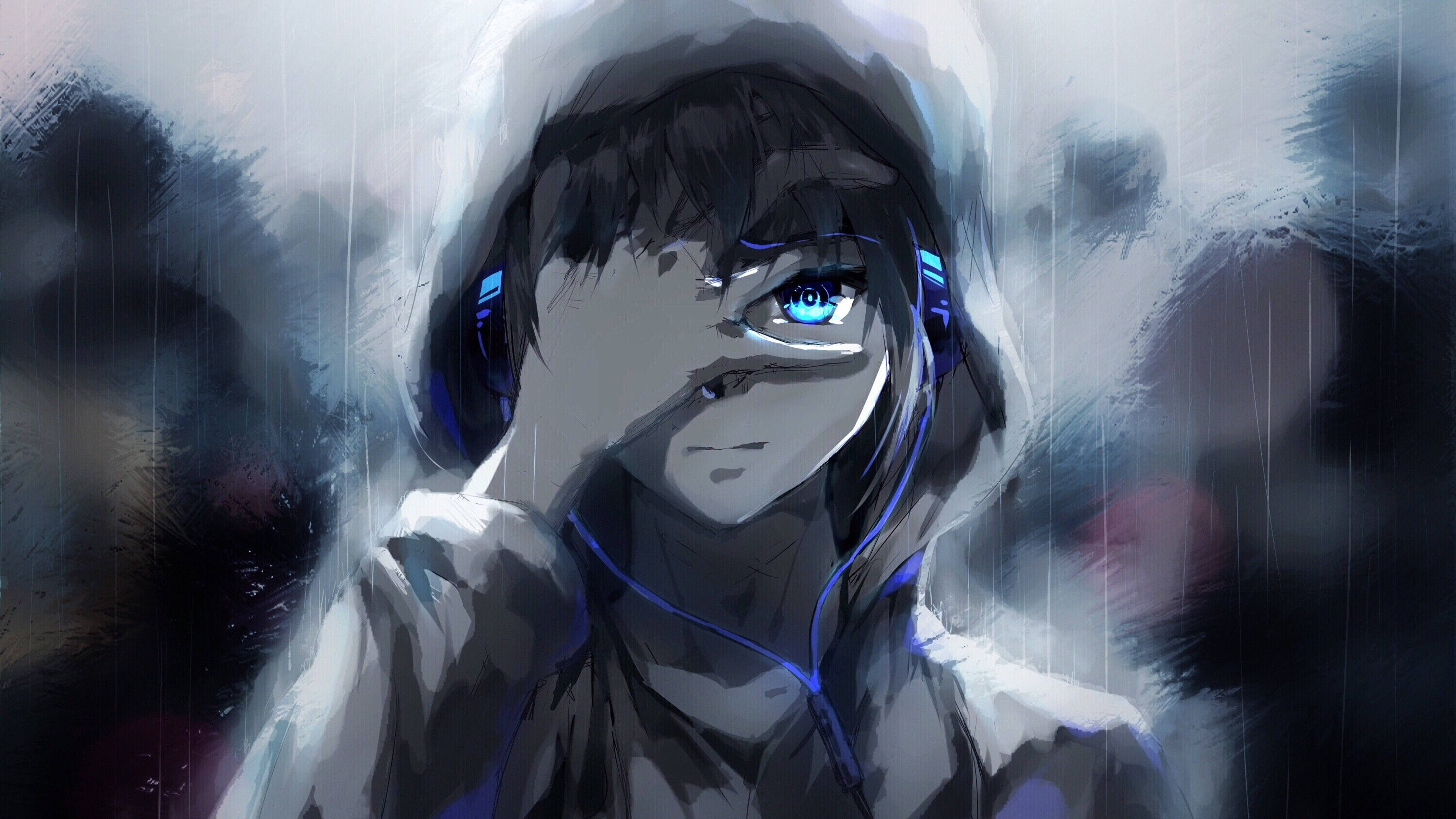 4K PFP アニメ男子 パーカー 壁紙