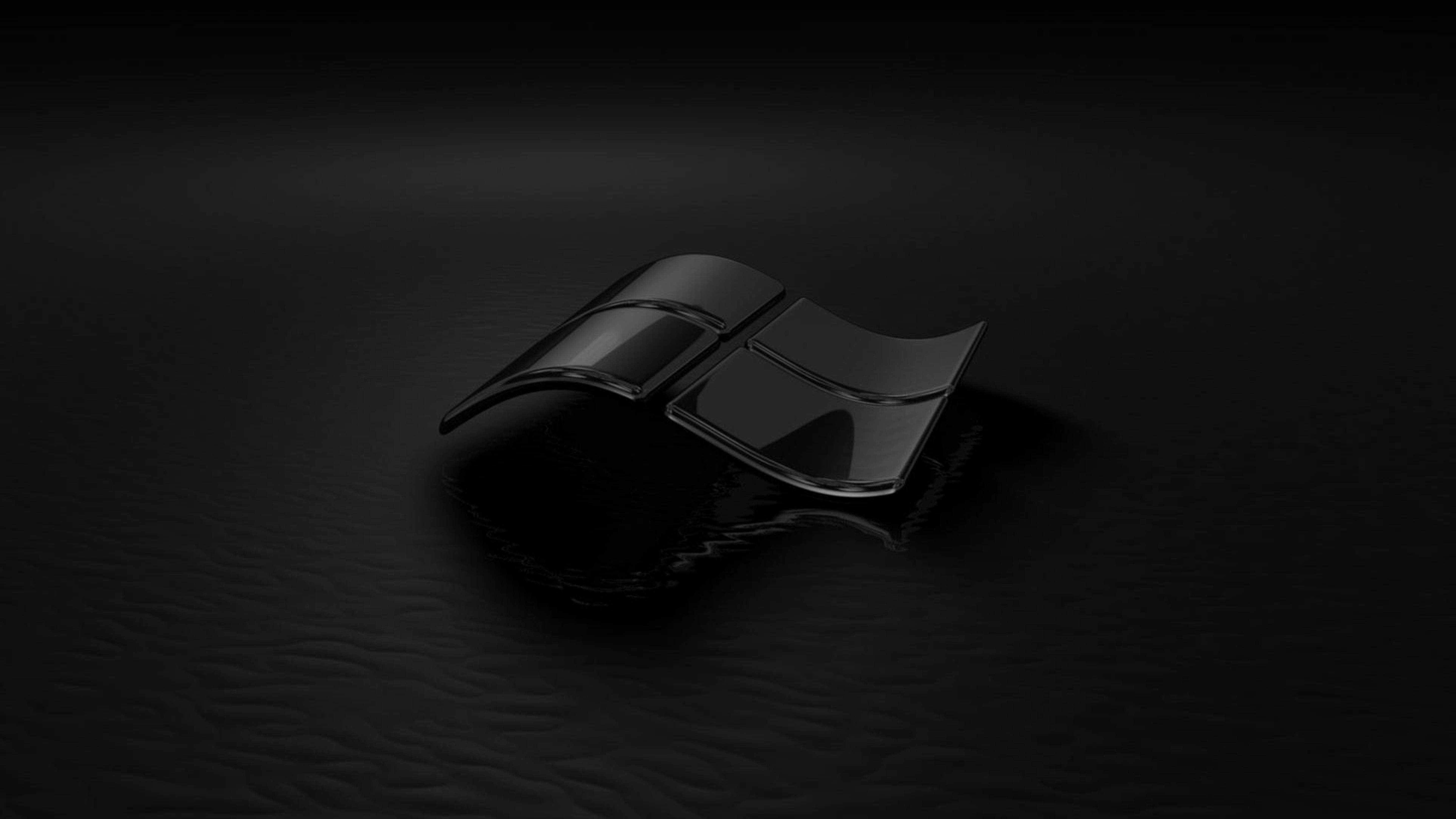 4K Ultra HD ブラック Windows 壁紙