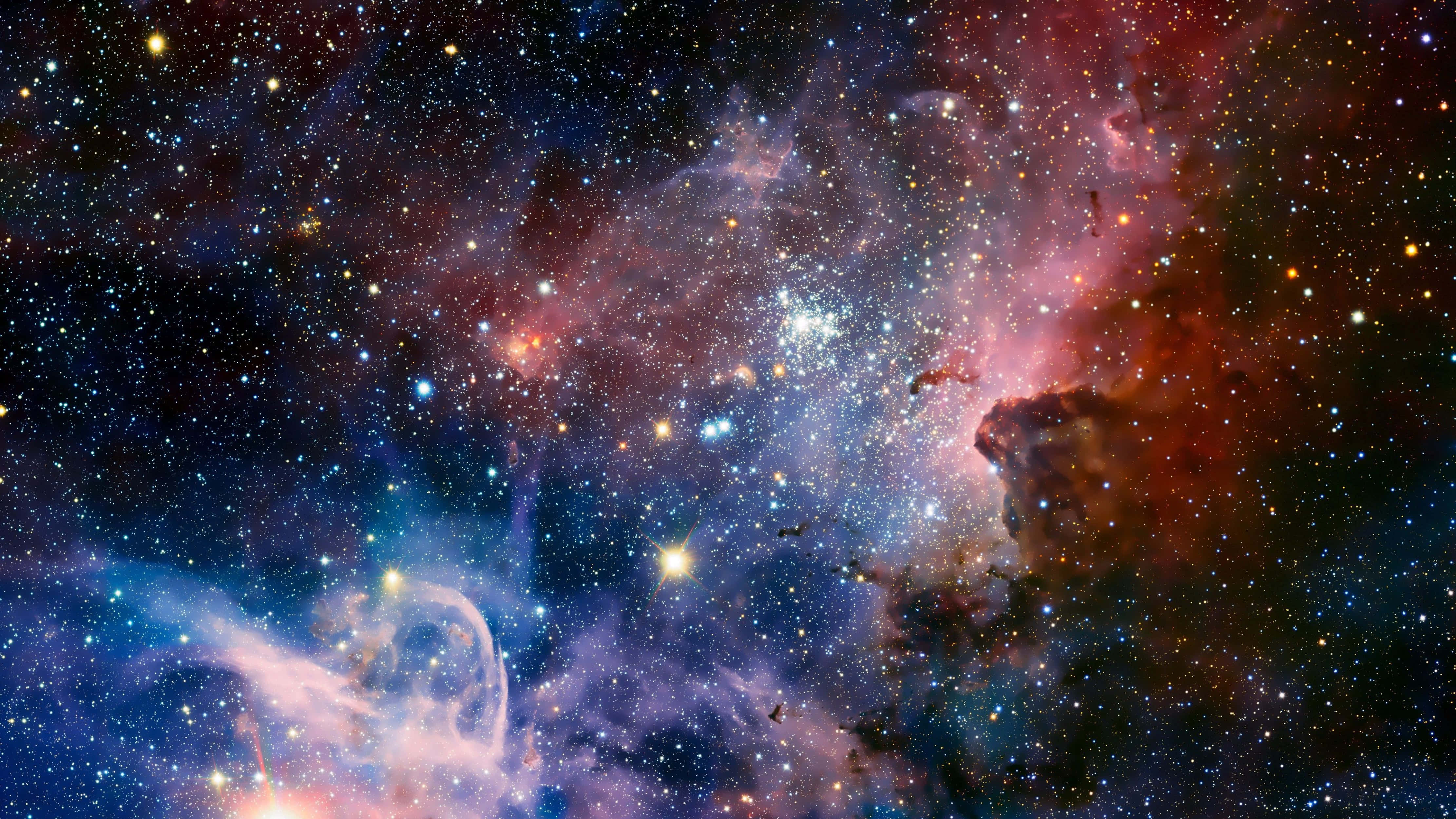 4K カリーナ星雲の宇宙 壁紙