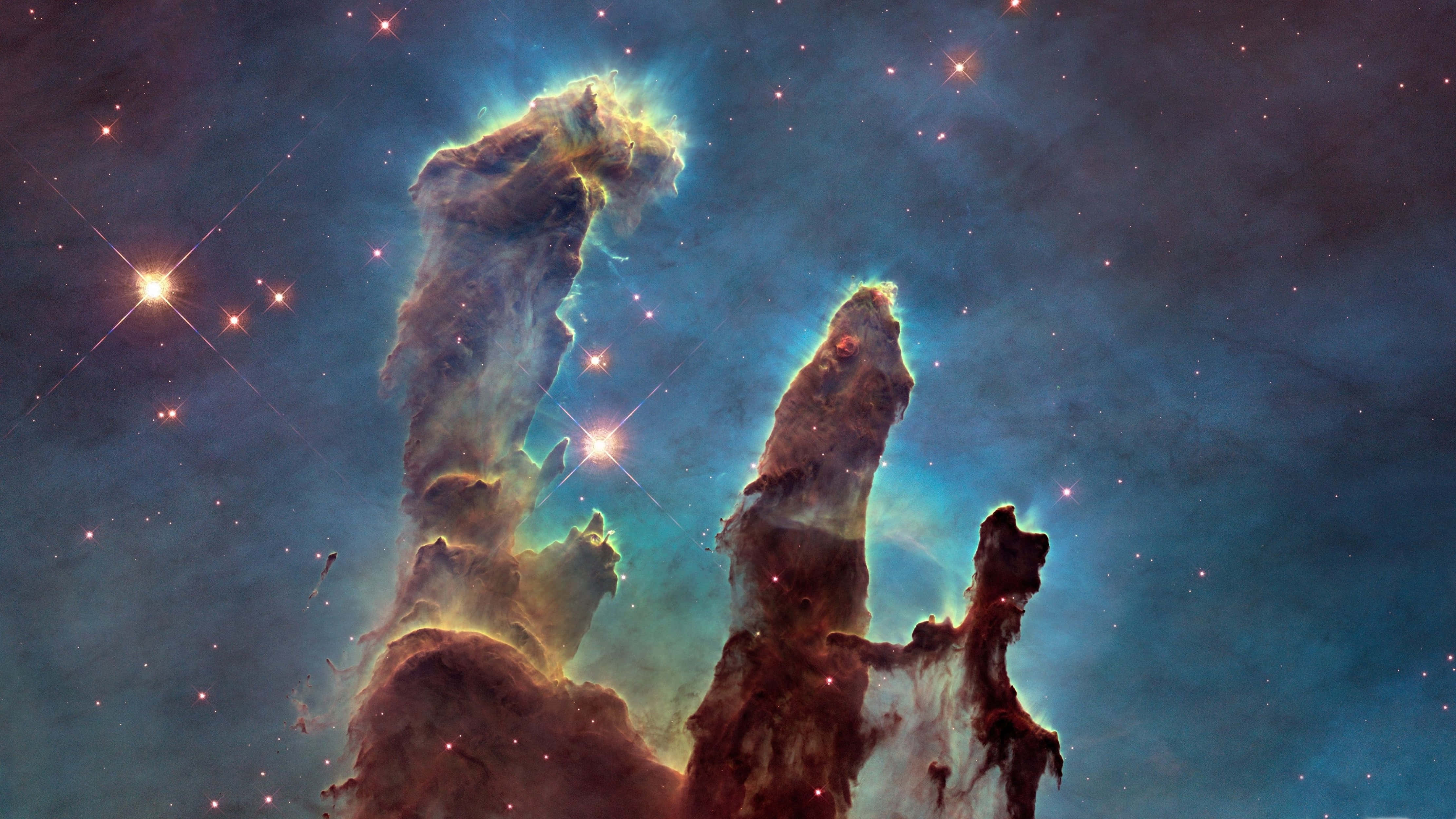 4K 宇宙 ゾウの鼻のような星雲 壁紙