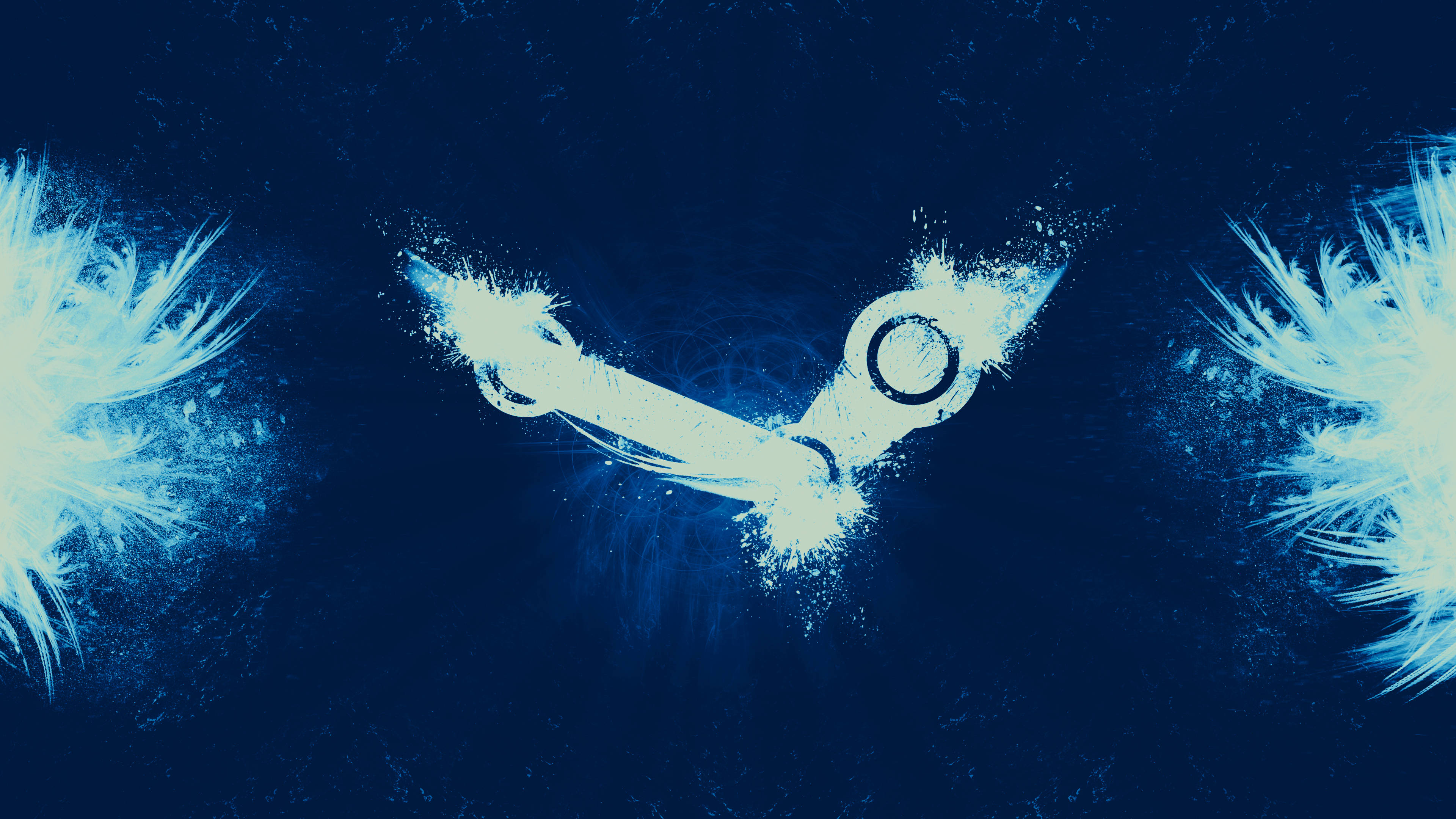 4K品質のSteamロゴ 壁紙