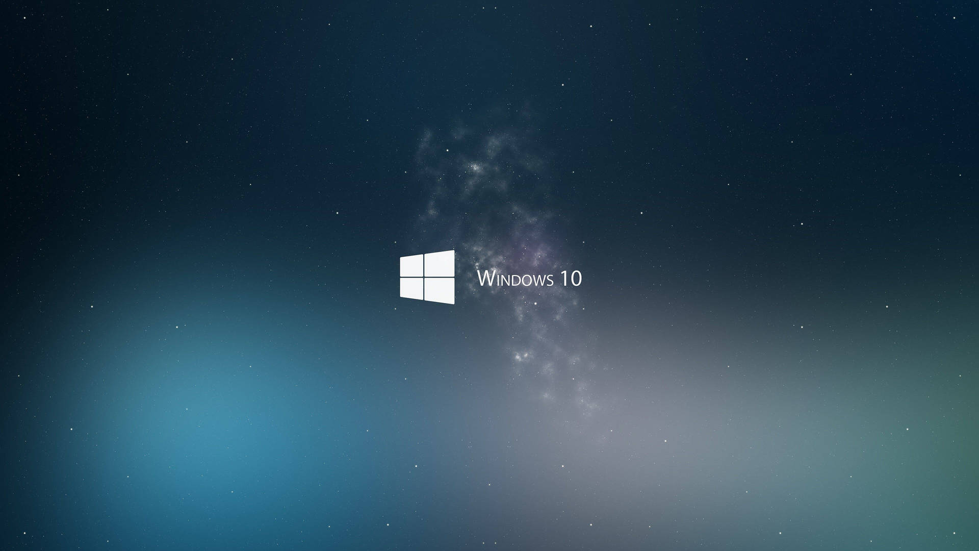 白いWindows 10ロゴの4K壁紙