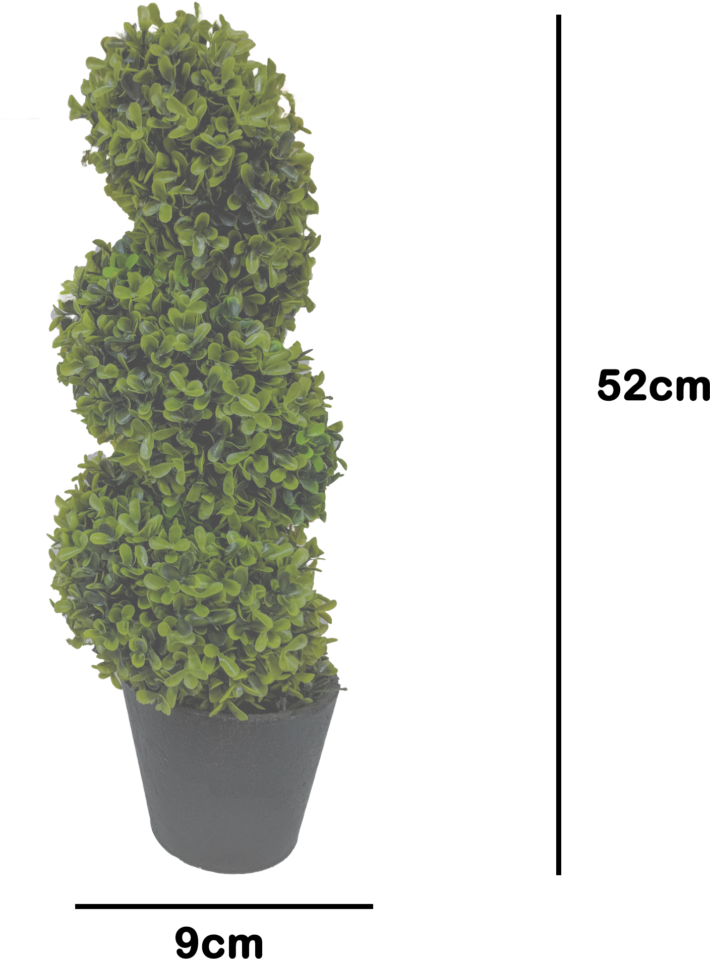 人工トピアリー植物52cm 壁紙