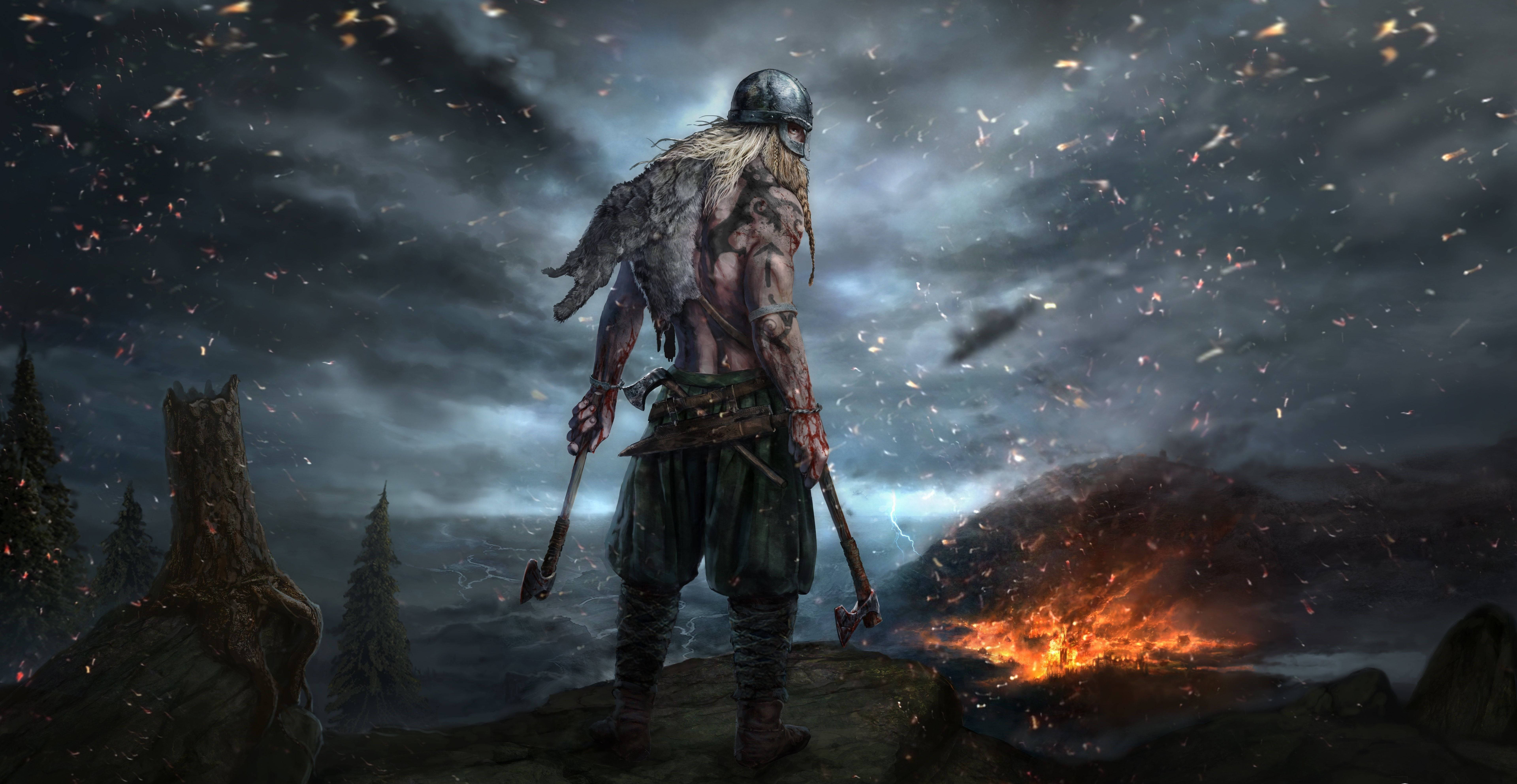 アサシン クリード ヴァルハラ 8K ゲーミング 壁紙