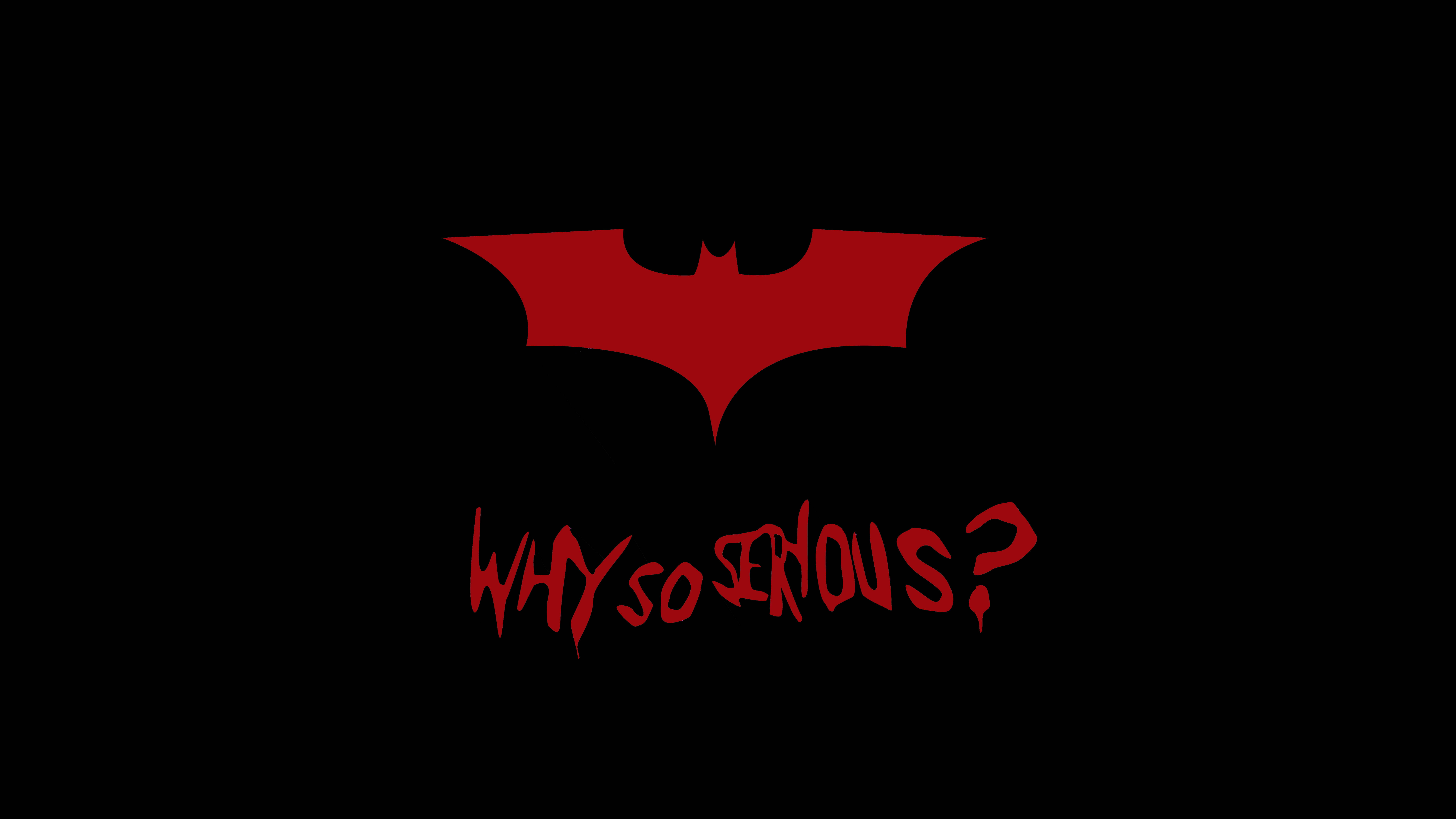 8K Ultra HD バットマン Why So Serious 壁紙