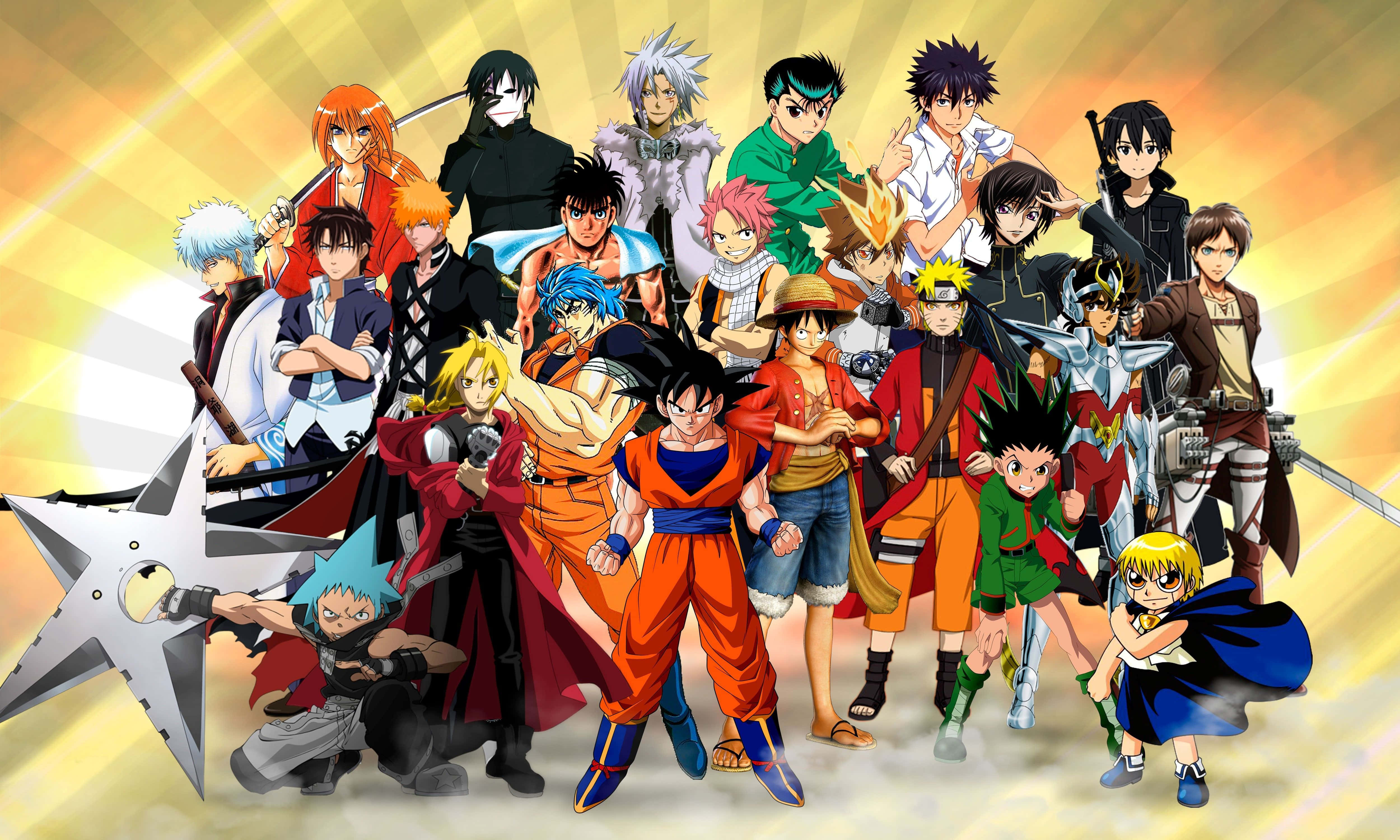 90年代人気男性アニメキャラクターHD 壁紙