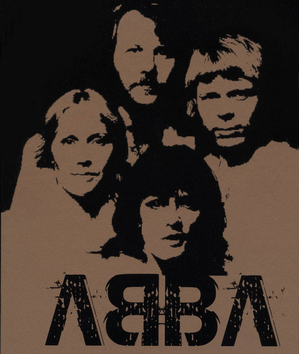 ABBA ハイコントラストアート 壁紙