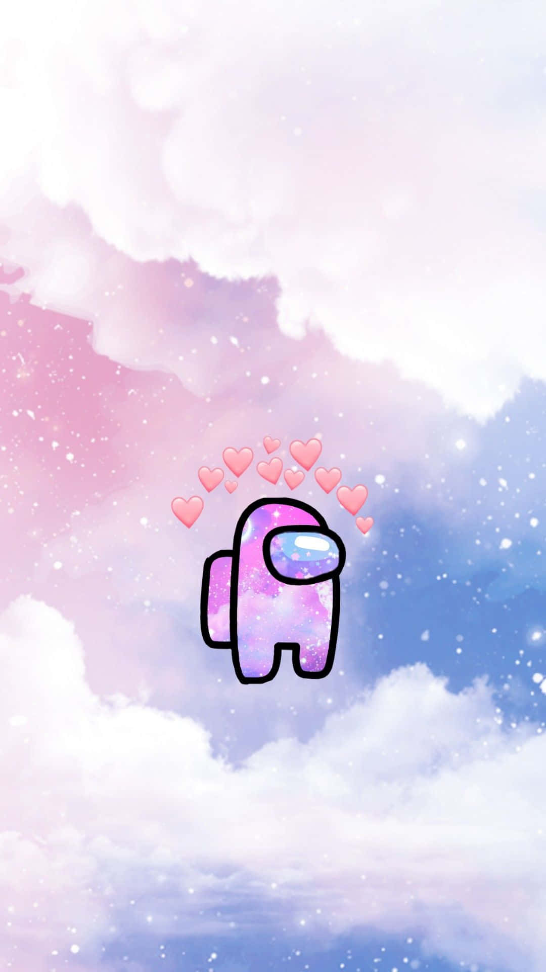 "日常から離れて、非凡な世界へ飛び込もう——Aesthetic Among Usの世界へ。" 壁紙