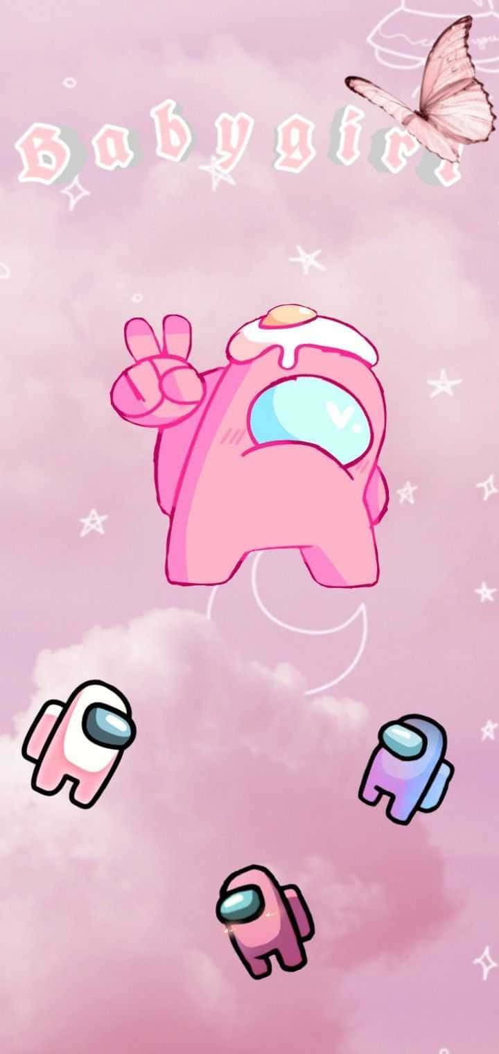 「Aesthetic Among Usで安全に、そしてクリエイティブに。」 壁紙