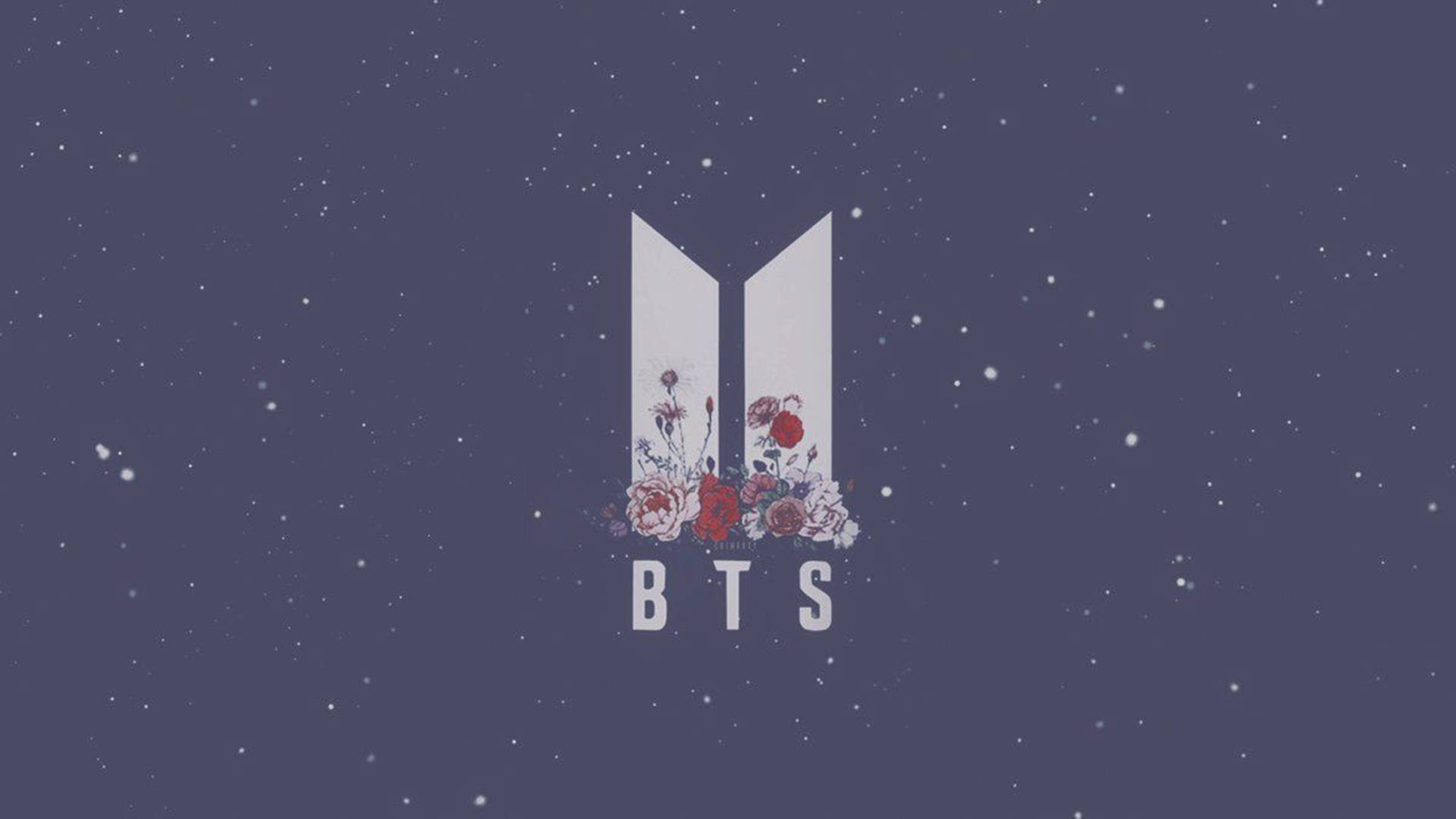 Aesthetic BTSラップトップロゴ 壁紙