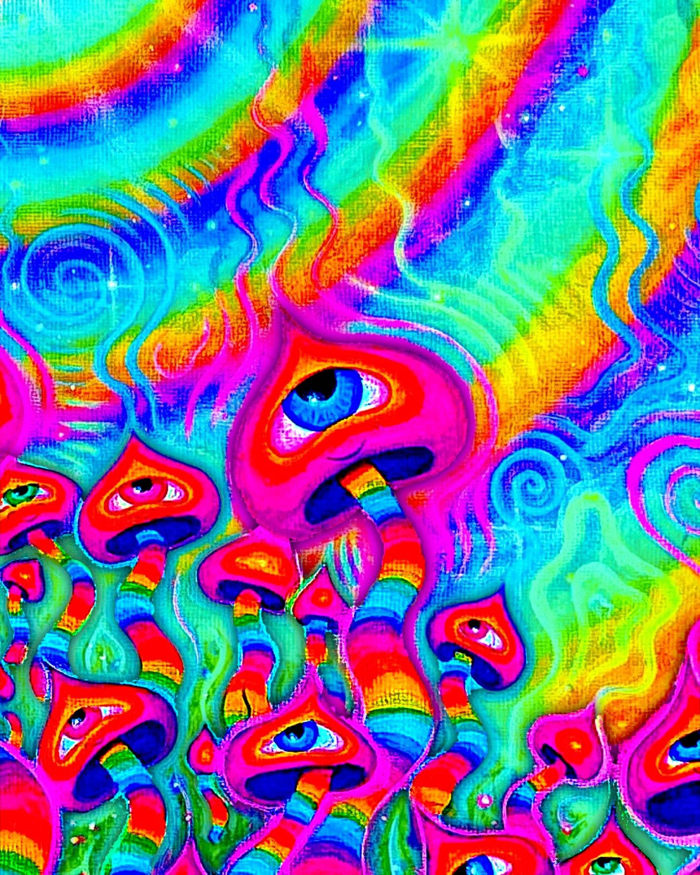 Aesthetic Trippyの視覚的に刺激的な世界を探索しよう。 壁紙