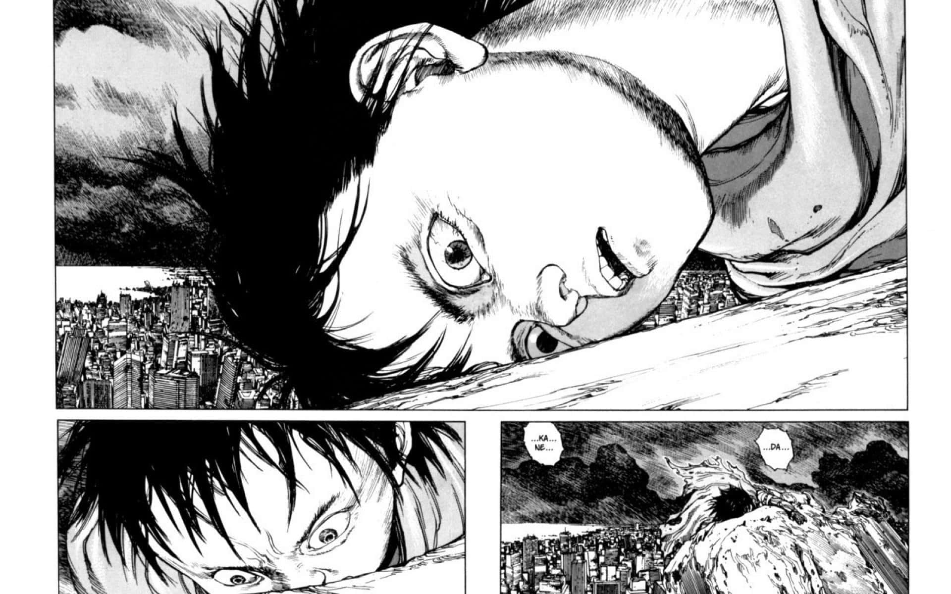 AKIRA 漫画パネルの背景 壁紙