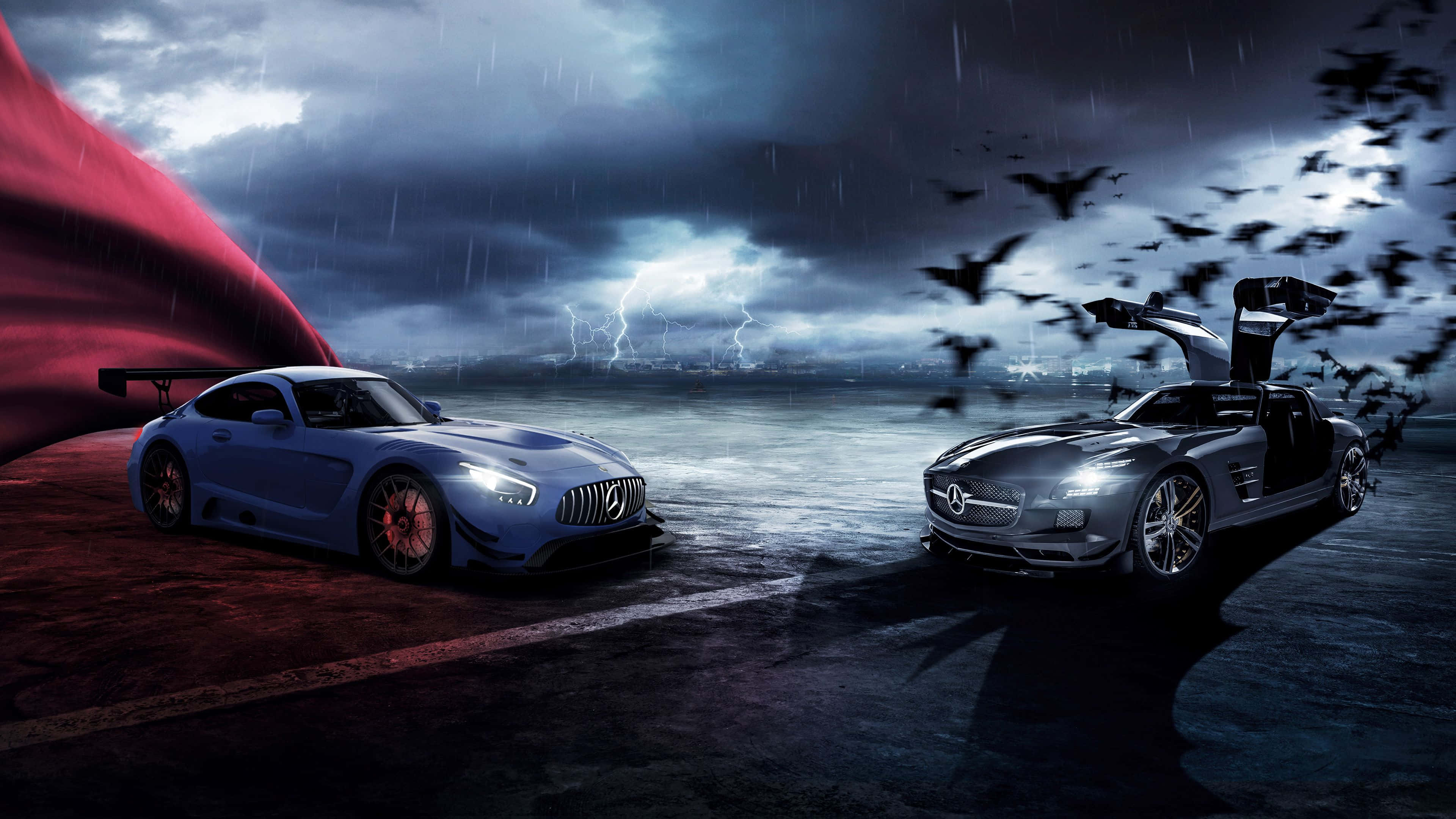 バットマン スーパーマン カーズ メルセデス AMG 壁紙