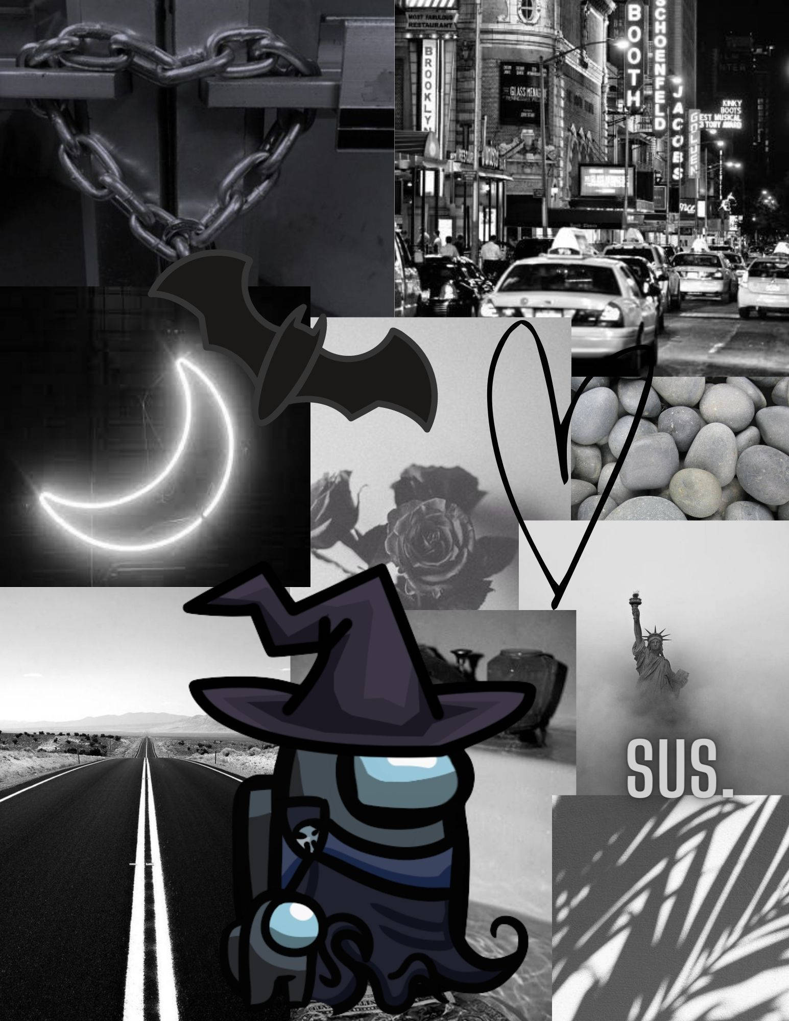 Among US ブラック・ウィッチー 壁紙