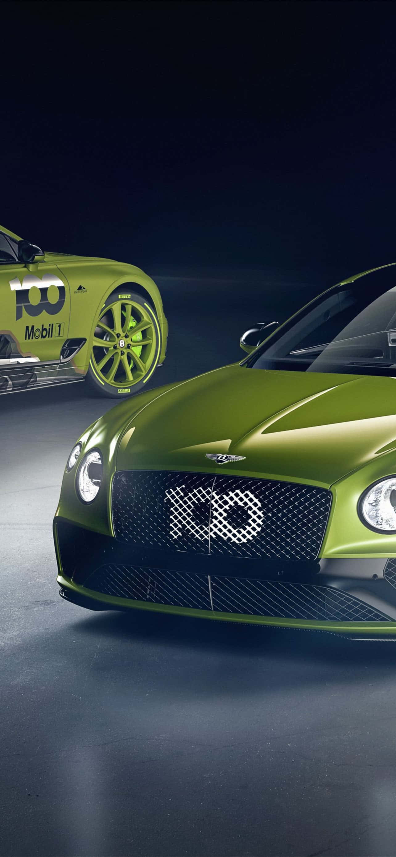 Android アップルグリーン AMG GT-R 背景 壁紙