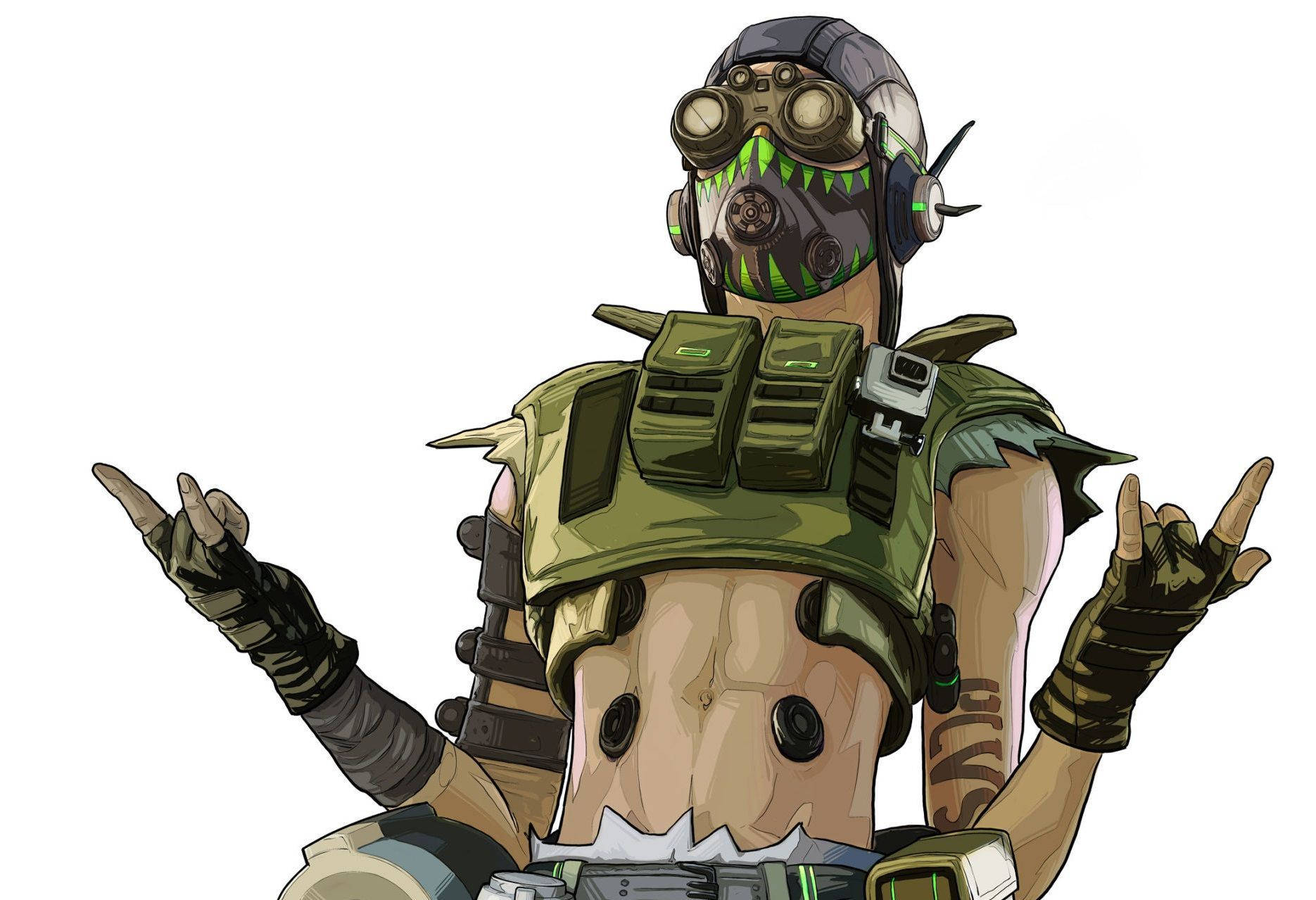 Apex Legends オクタン ブラックゴーグル 壁紙