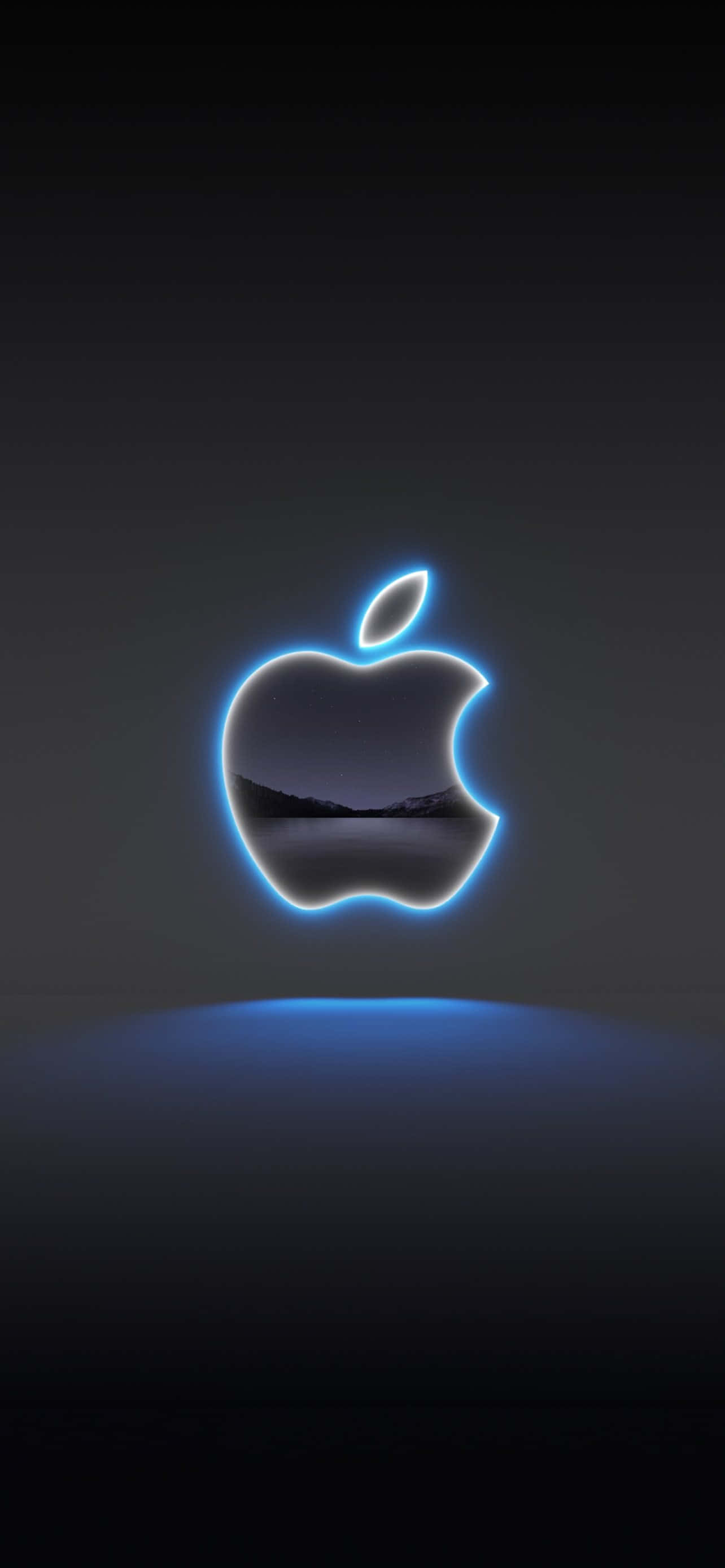 山のロゴが魅力的なApple HD iPhone壁紙 壁紙